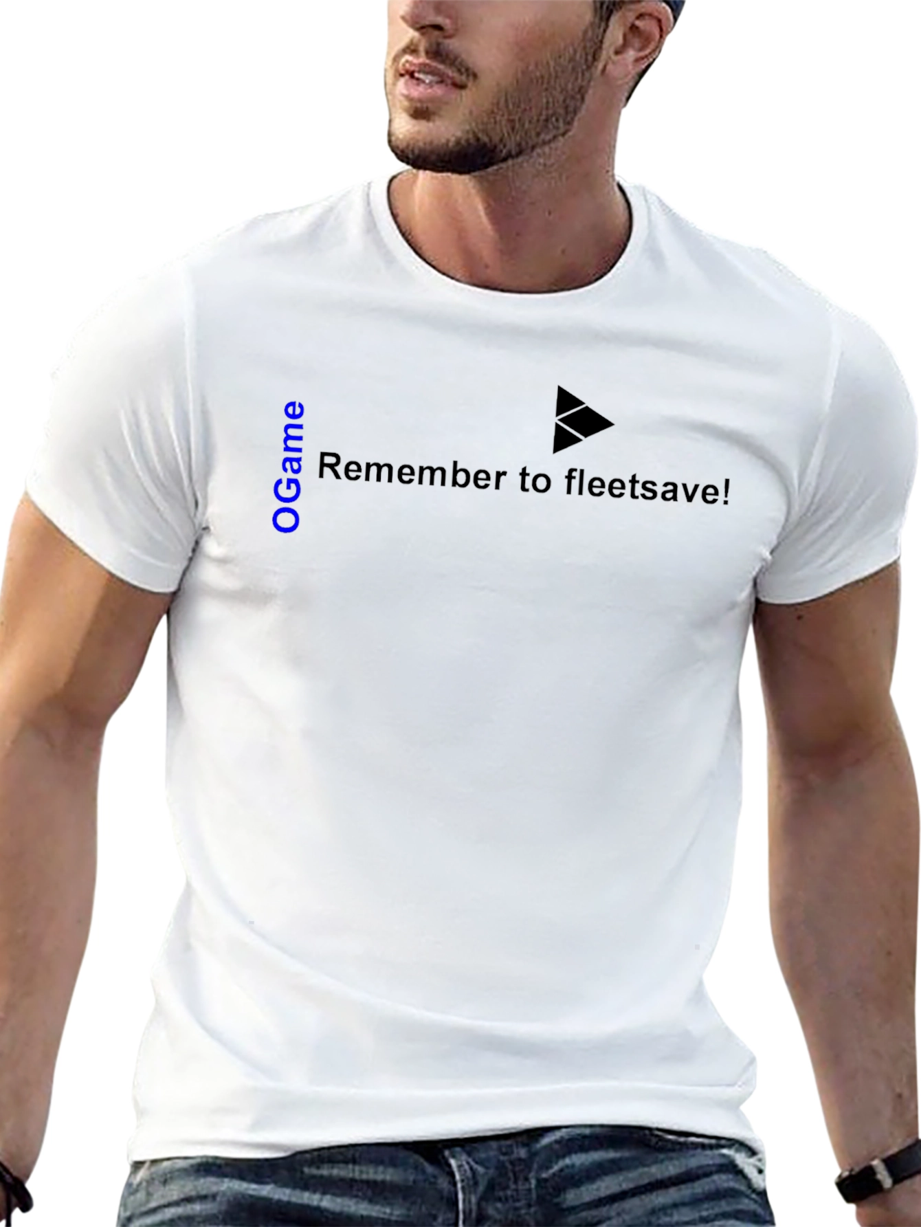 Ogame Fleet Save T-Shirt - Black