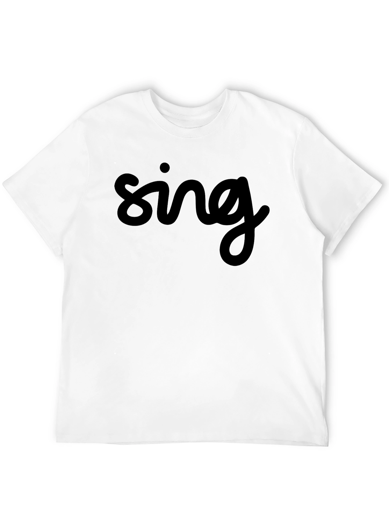 Sing Graphic Tee - Mens Black Short Sleeve