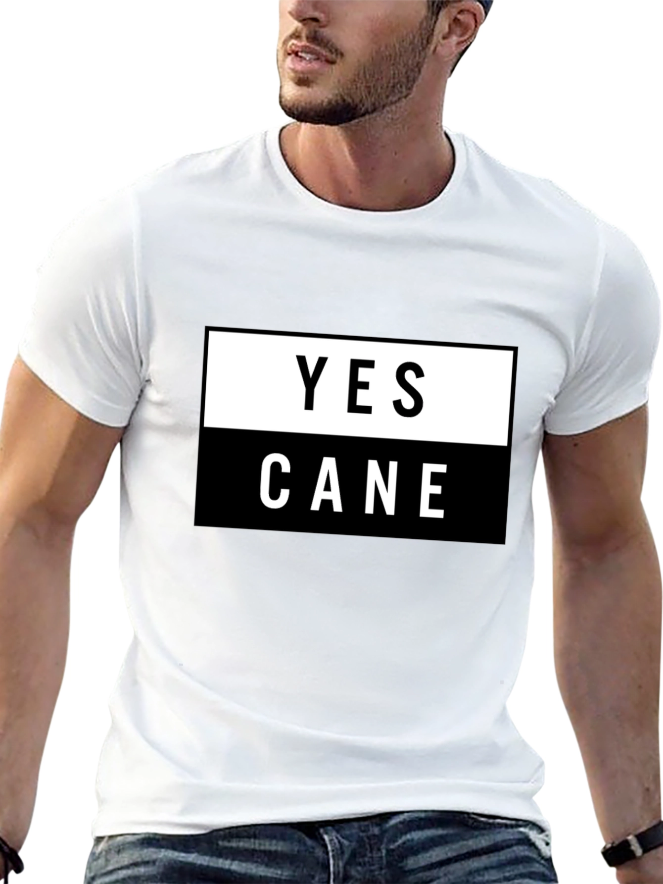 Yes Cane Graphic Tee - Stylish & Comfortable