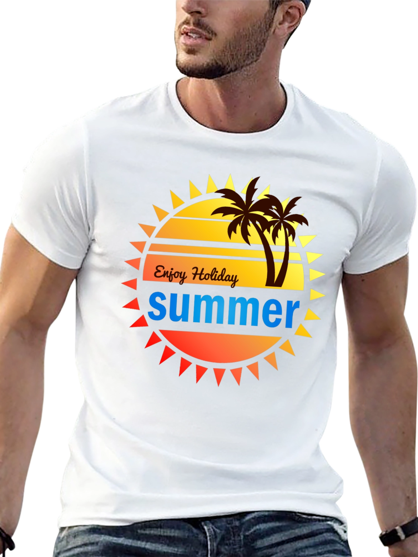 Summer Holiday Graphic Tee - Beach Vibes
