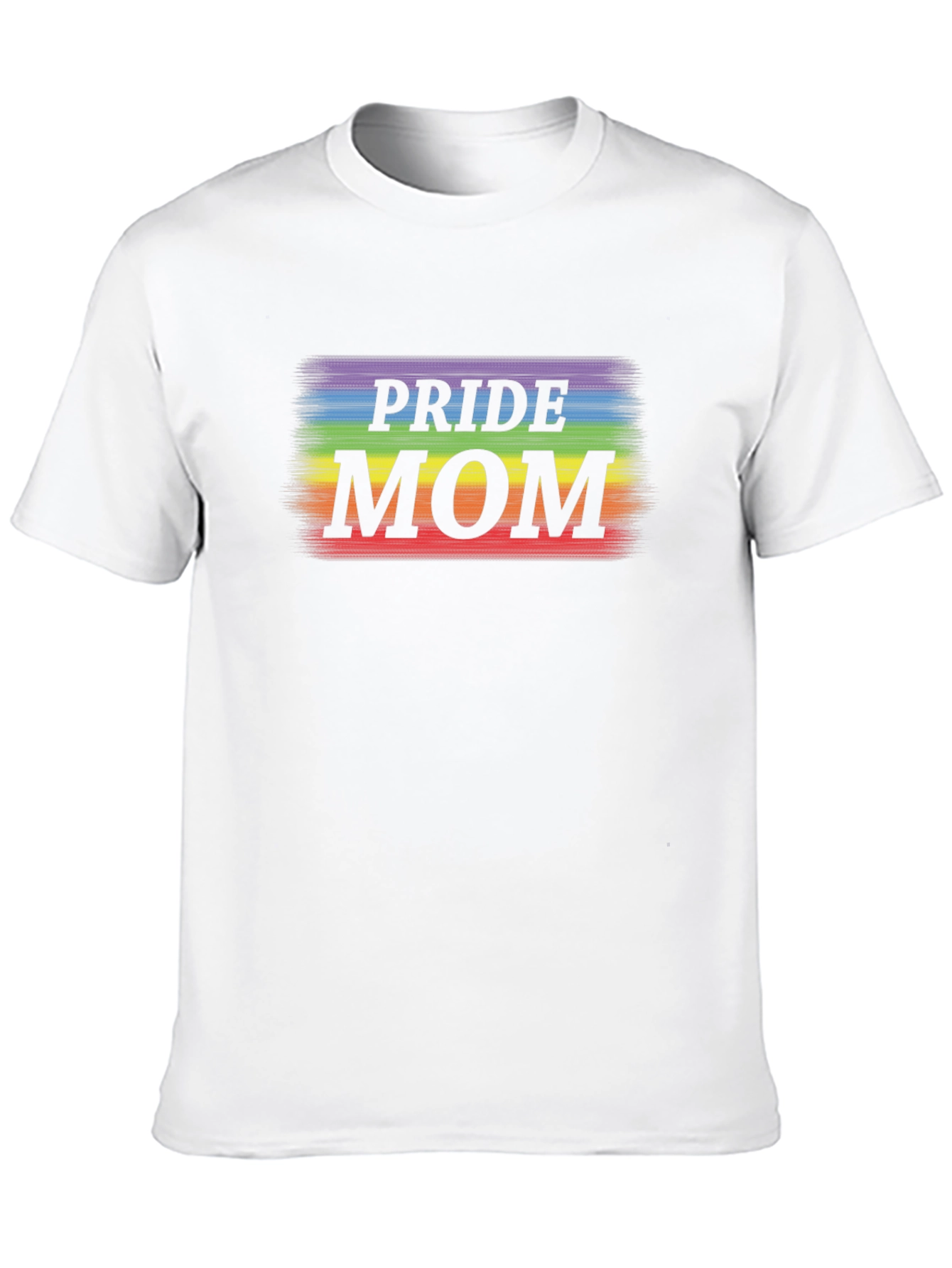 Pride Mom Graphic T-Shirt - LGBTQ+ Support Tee