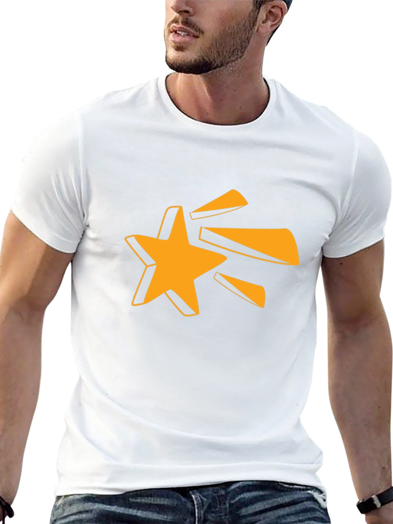 Star Burst Graphic Tee - Modern Casual Style
