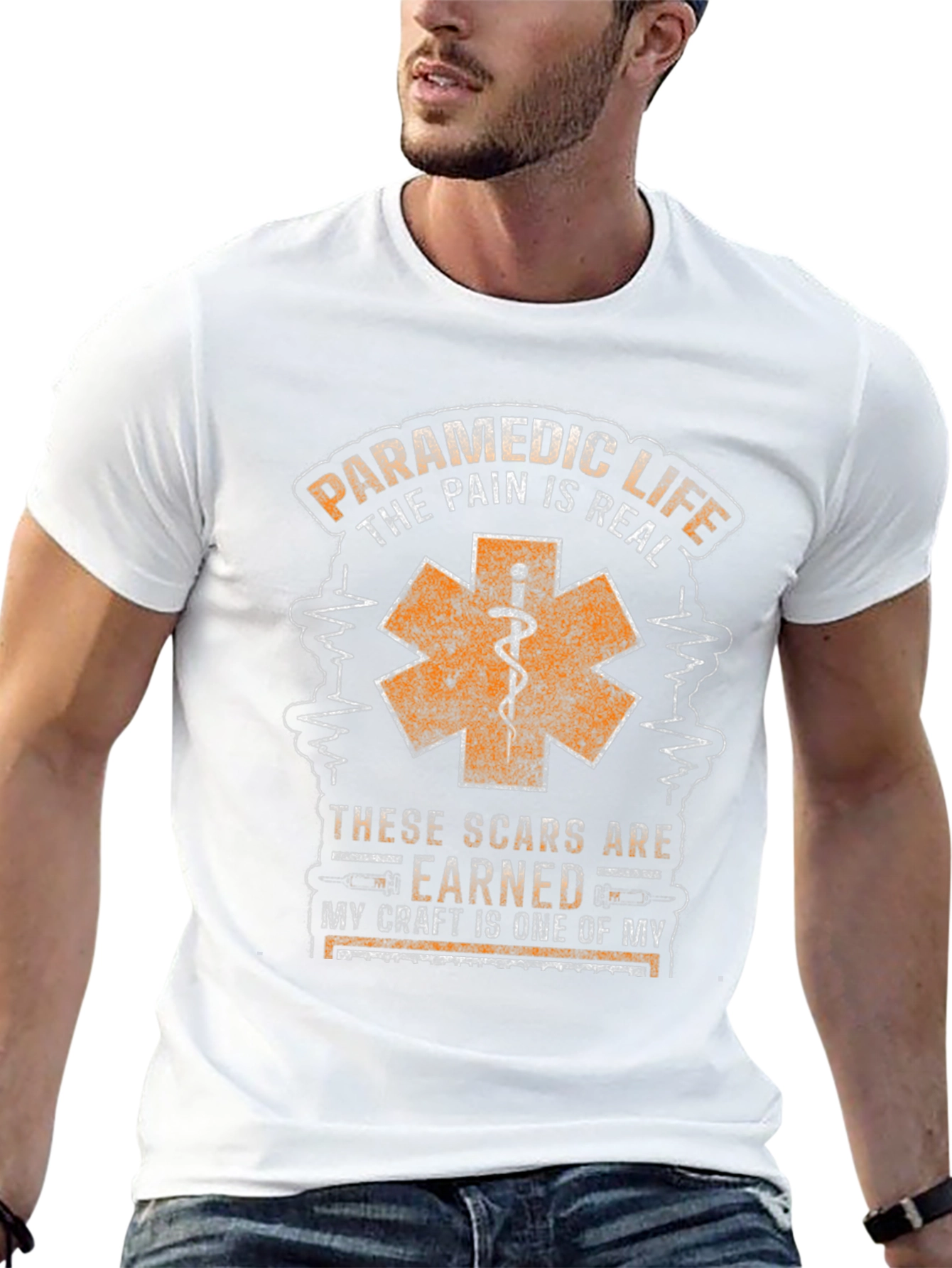 Paramedic Life T-Shirt - Scars Earned EMS Tee
