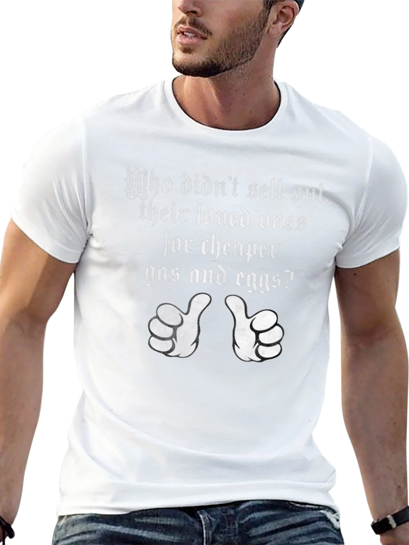 Funny Political T-Shirt: Sell Out Loved Ones Gas Eggs