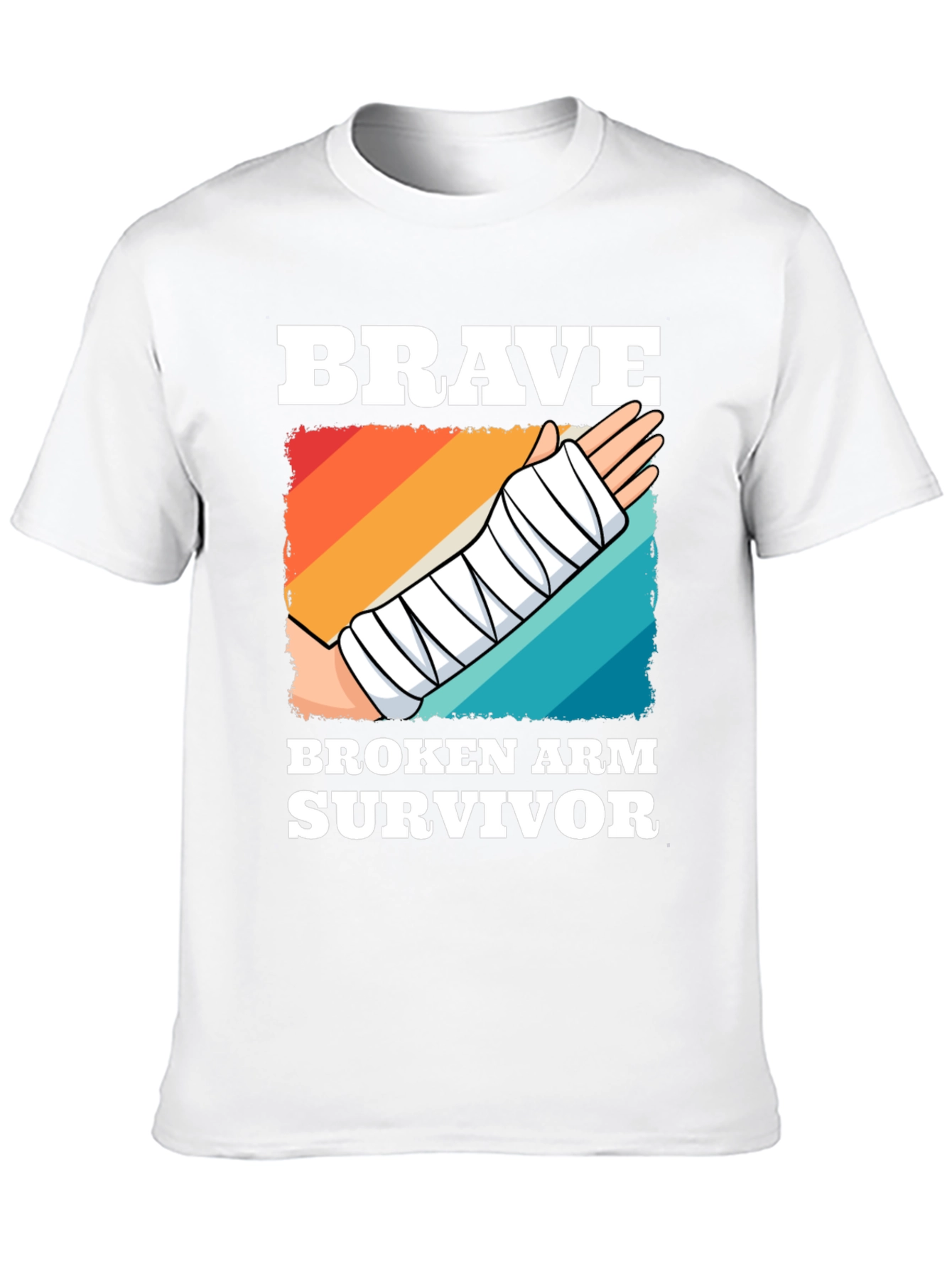 Brave Broken Arm Survivor Graphic Tee