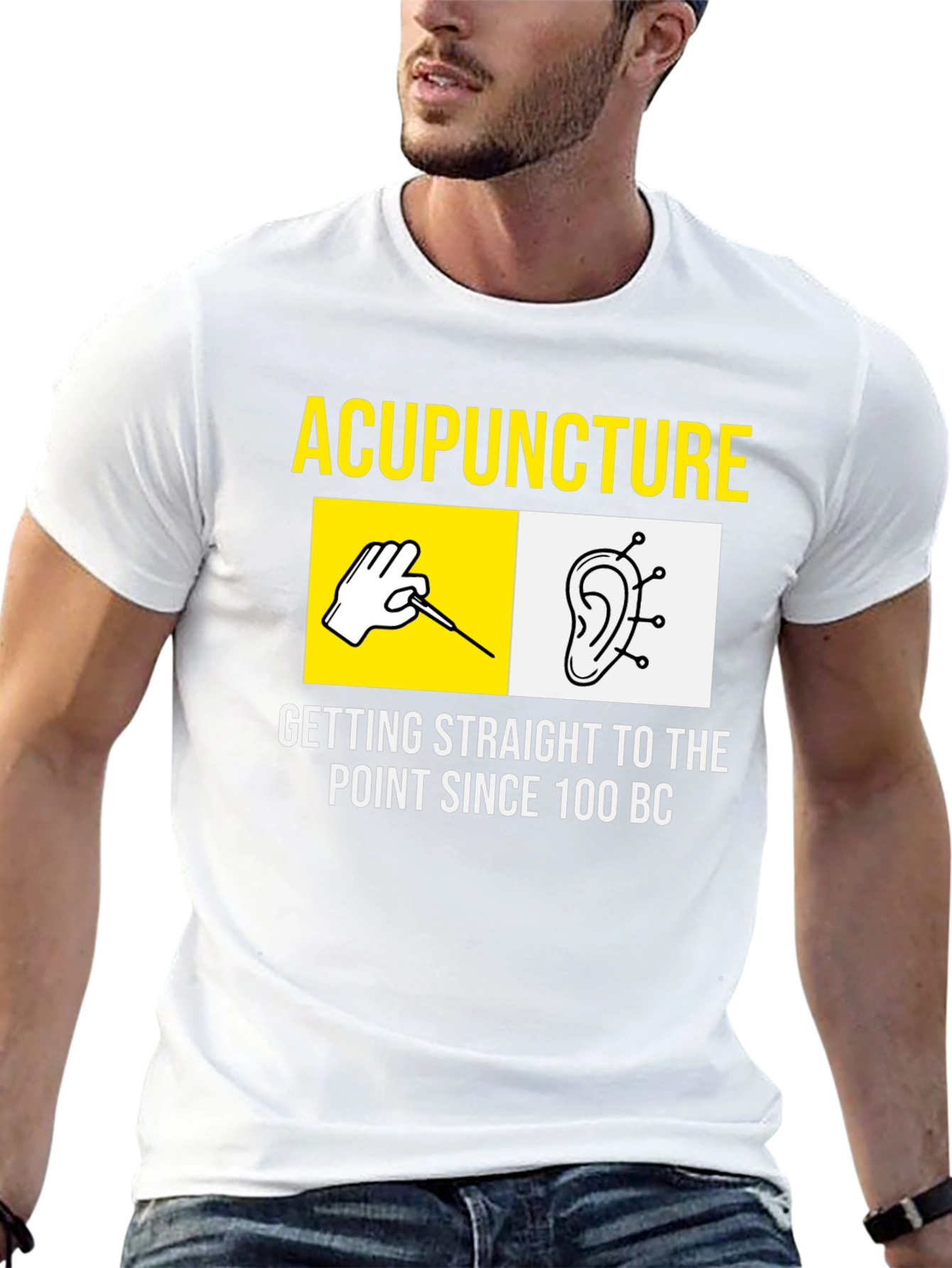 Acupuncture T-Shirt - Getting Straight to the Point