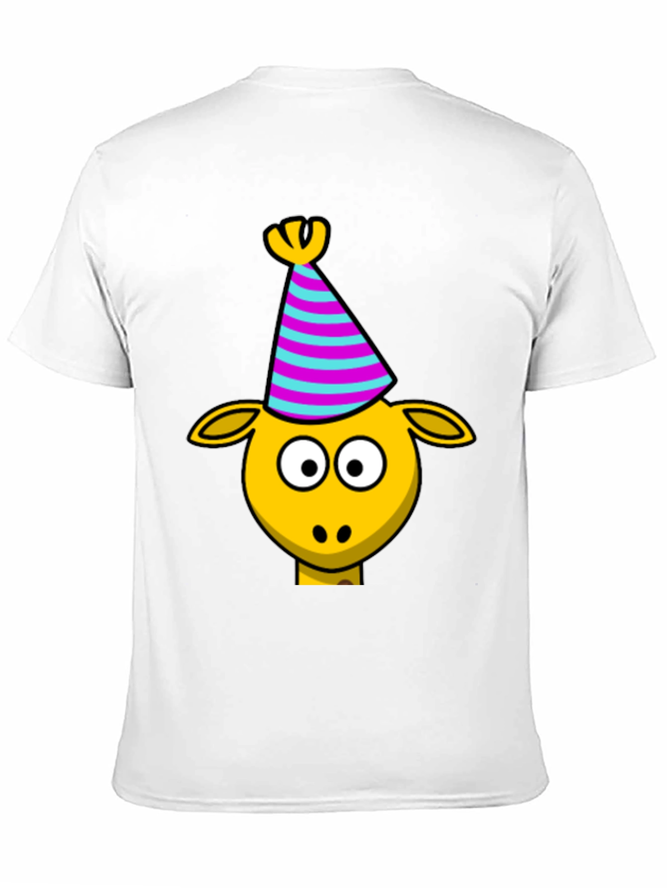 Party Giraffe Tee - Cute Cartoon Design