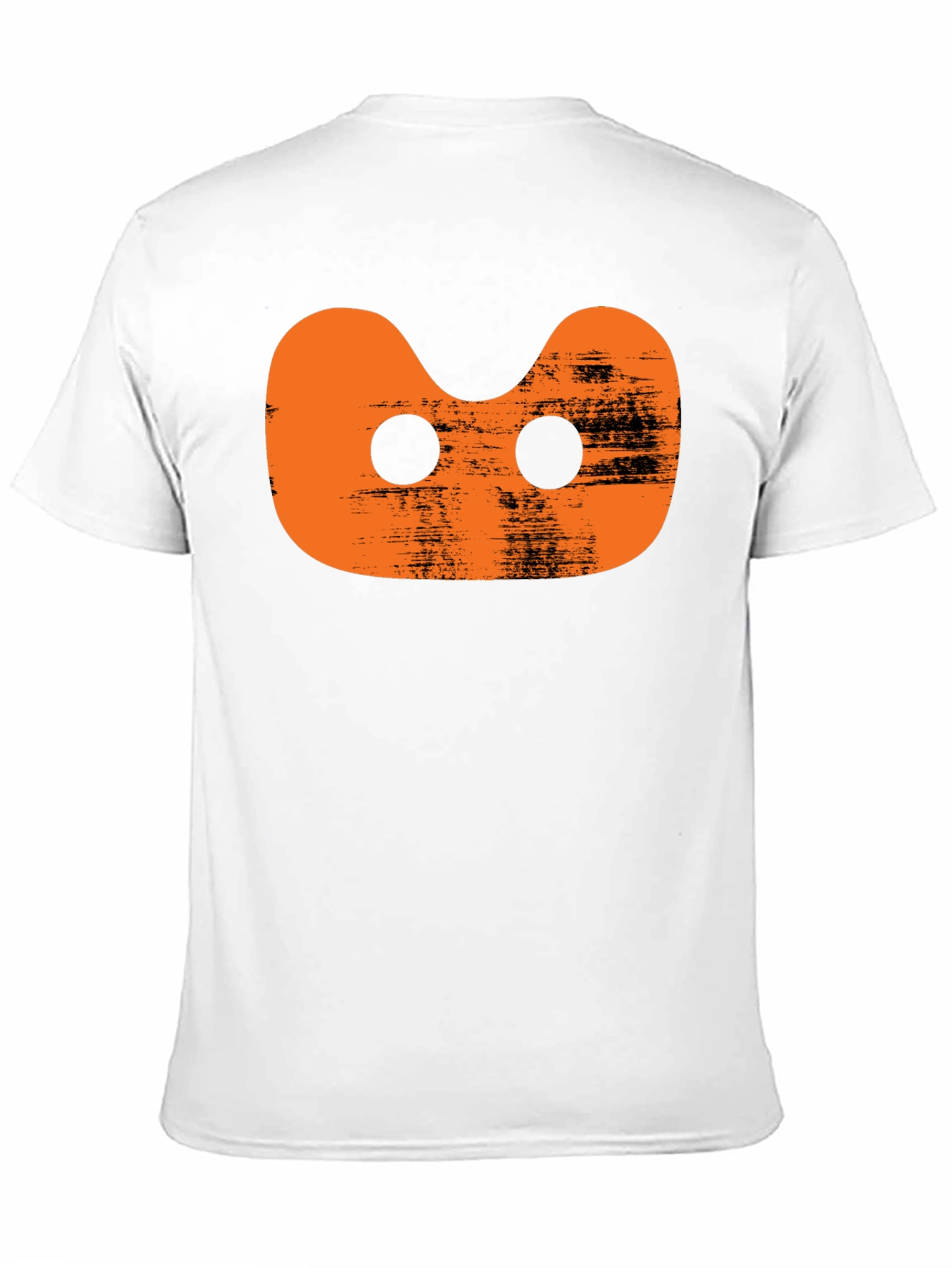 Orange Alien Black T-Shirt