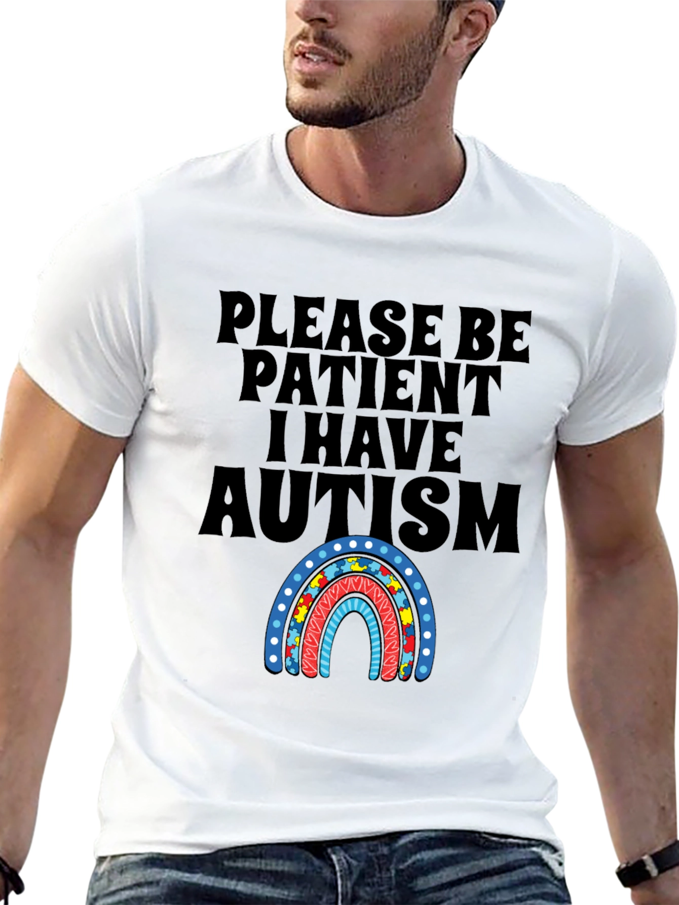 Autism Awareness Graphic T-Shirt - Please Be Patient