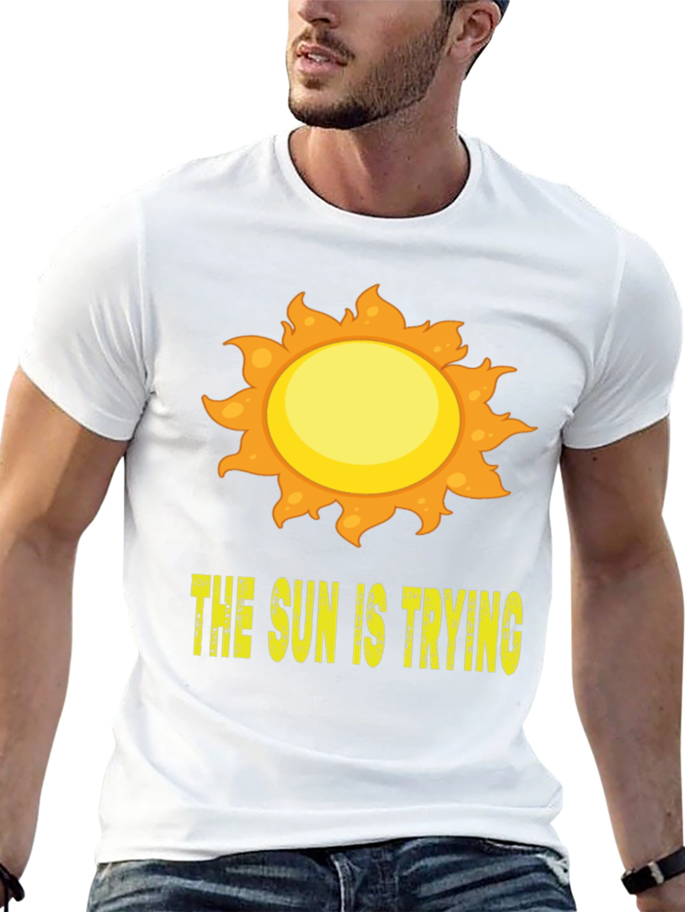 The Sun Is Trying Graphic Tee