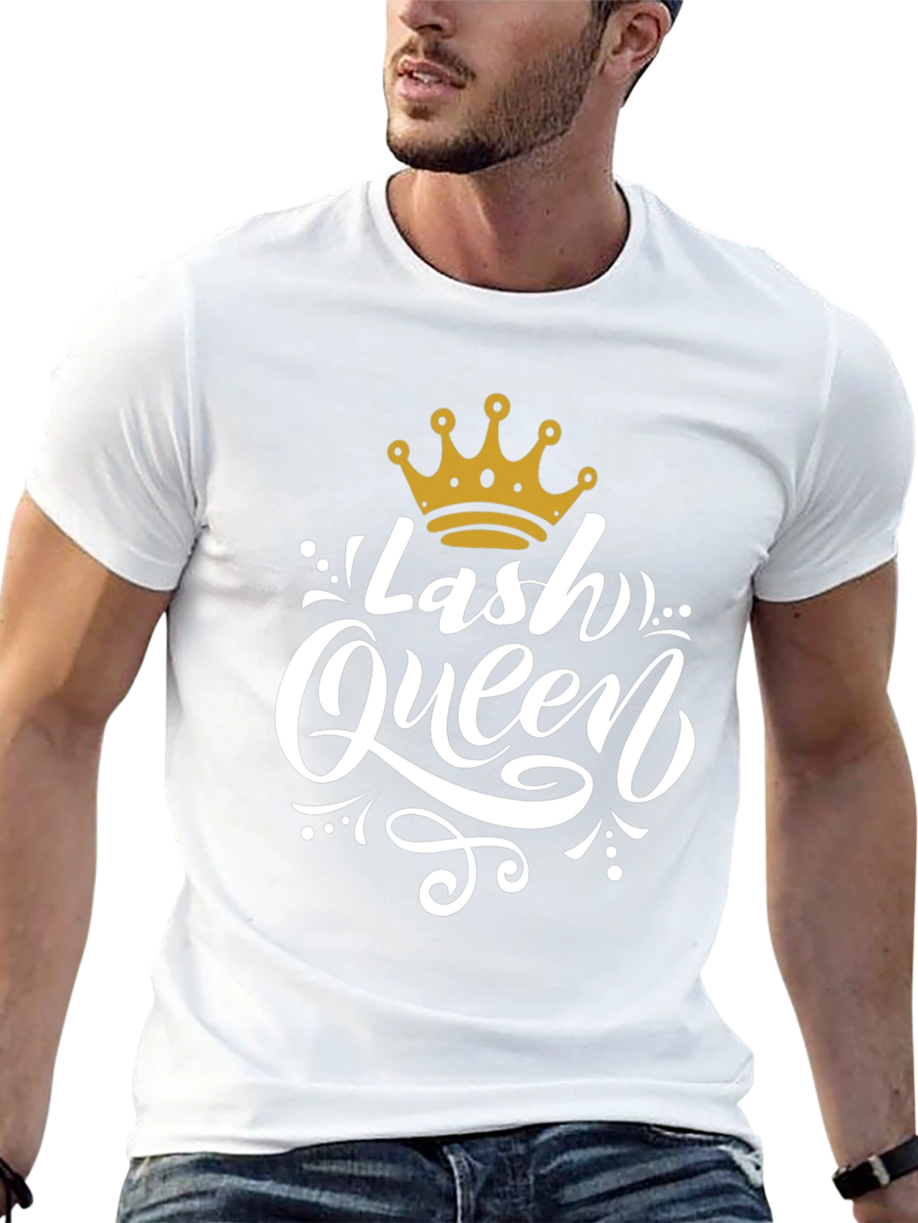Lash Queen Black T-Shirt - Stylish Graphic Tee