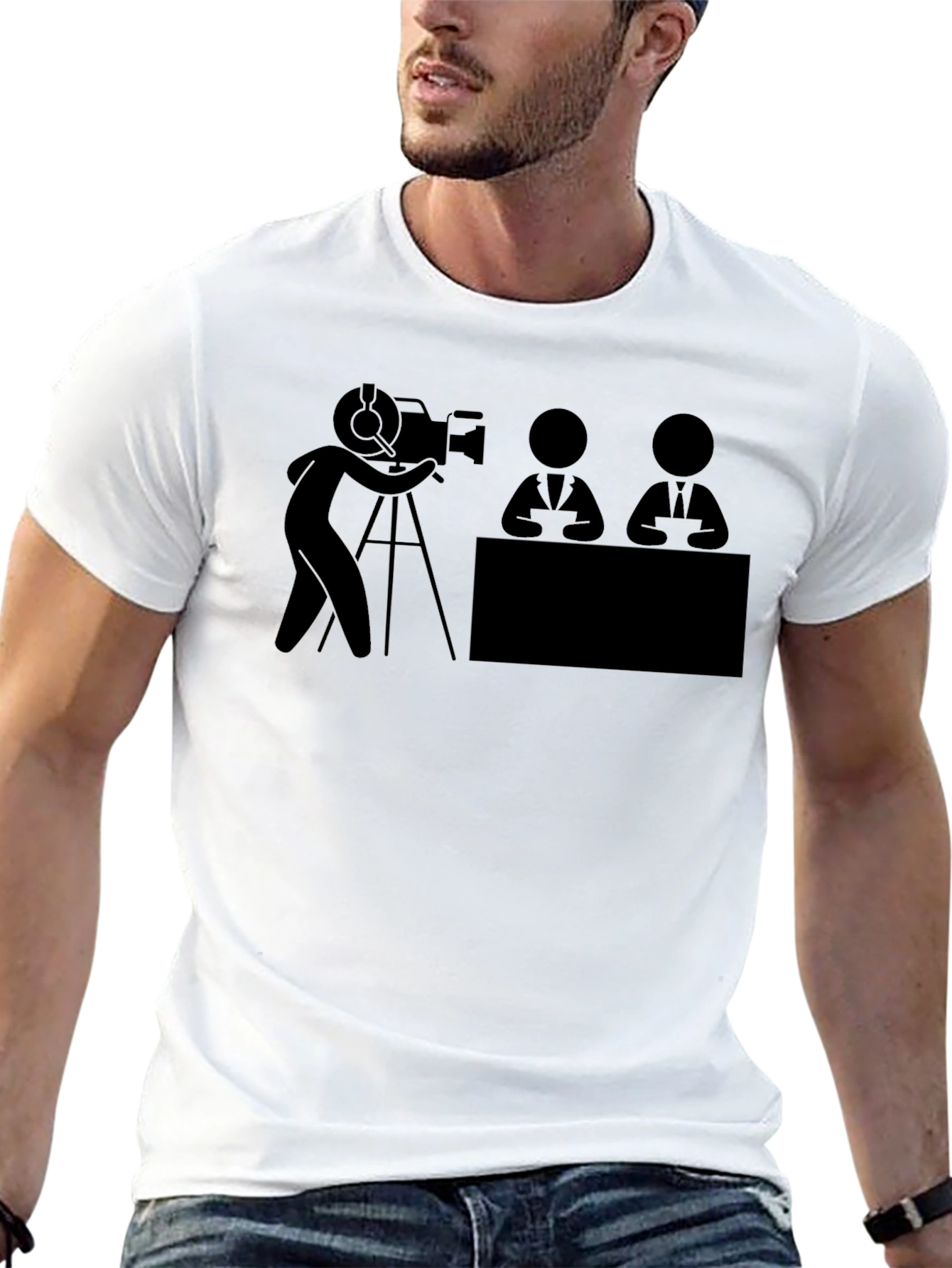 News Crew T-Shirt - Black