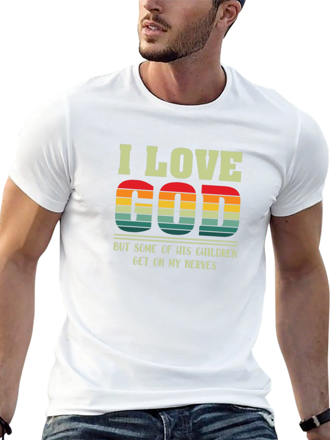 I Love God T-Shirt - Funny Religious Humor