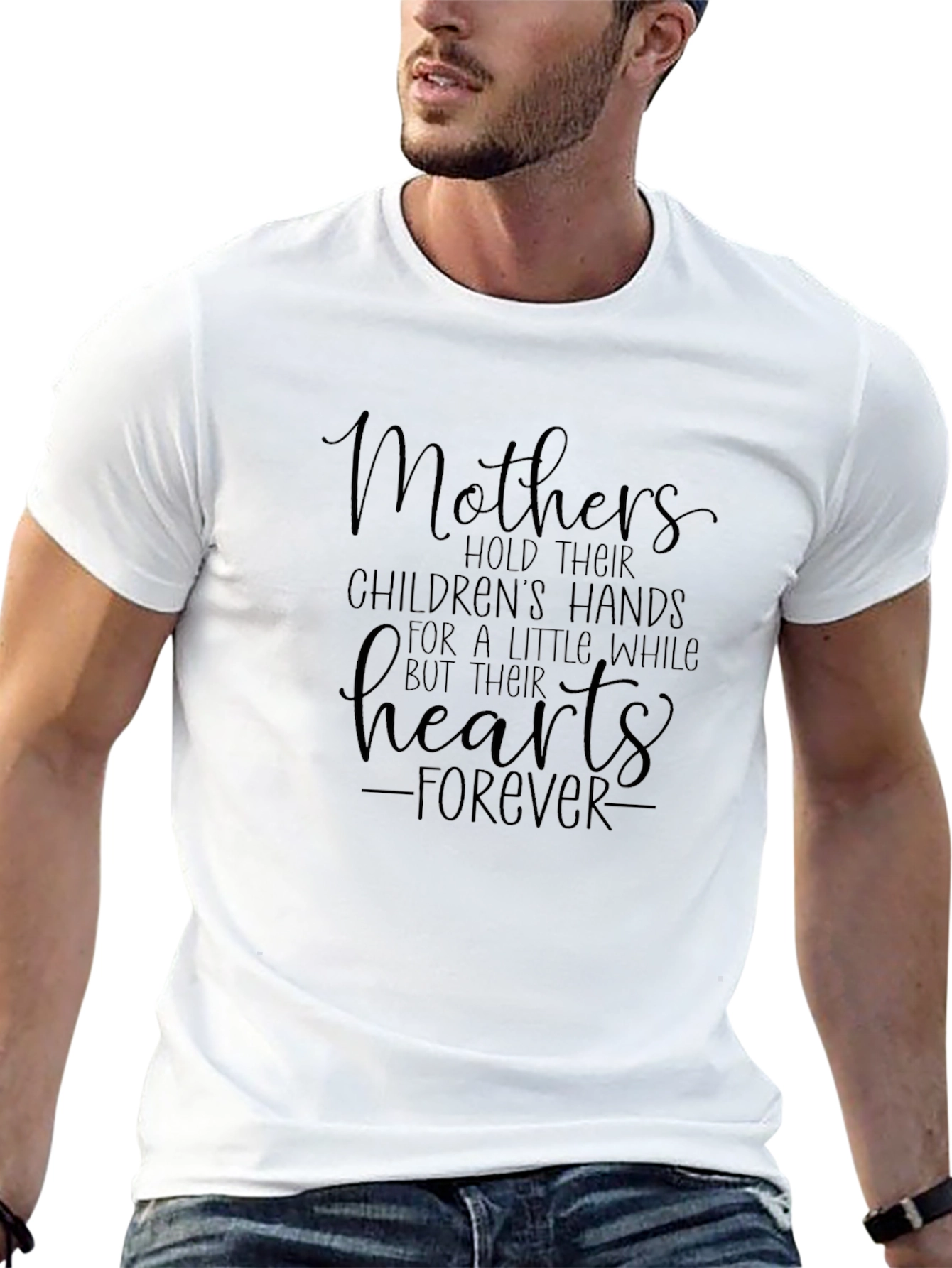 Mothers Heart Forever Black T-Shirt