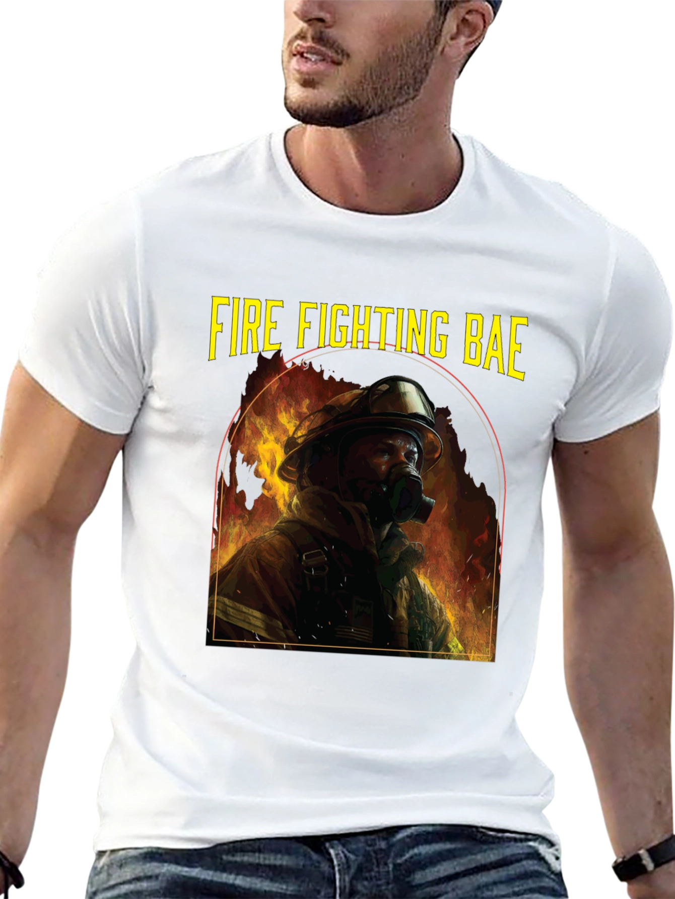 Fire Fighting Bae Graphic T-Shirt