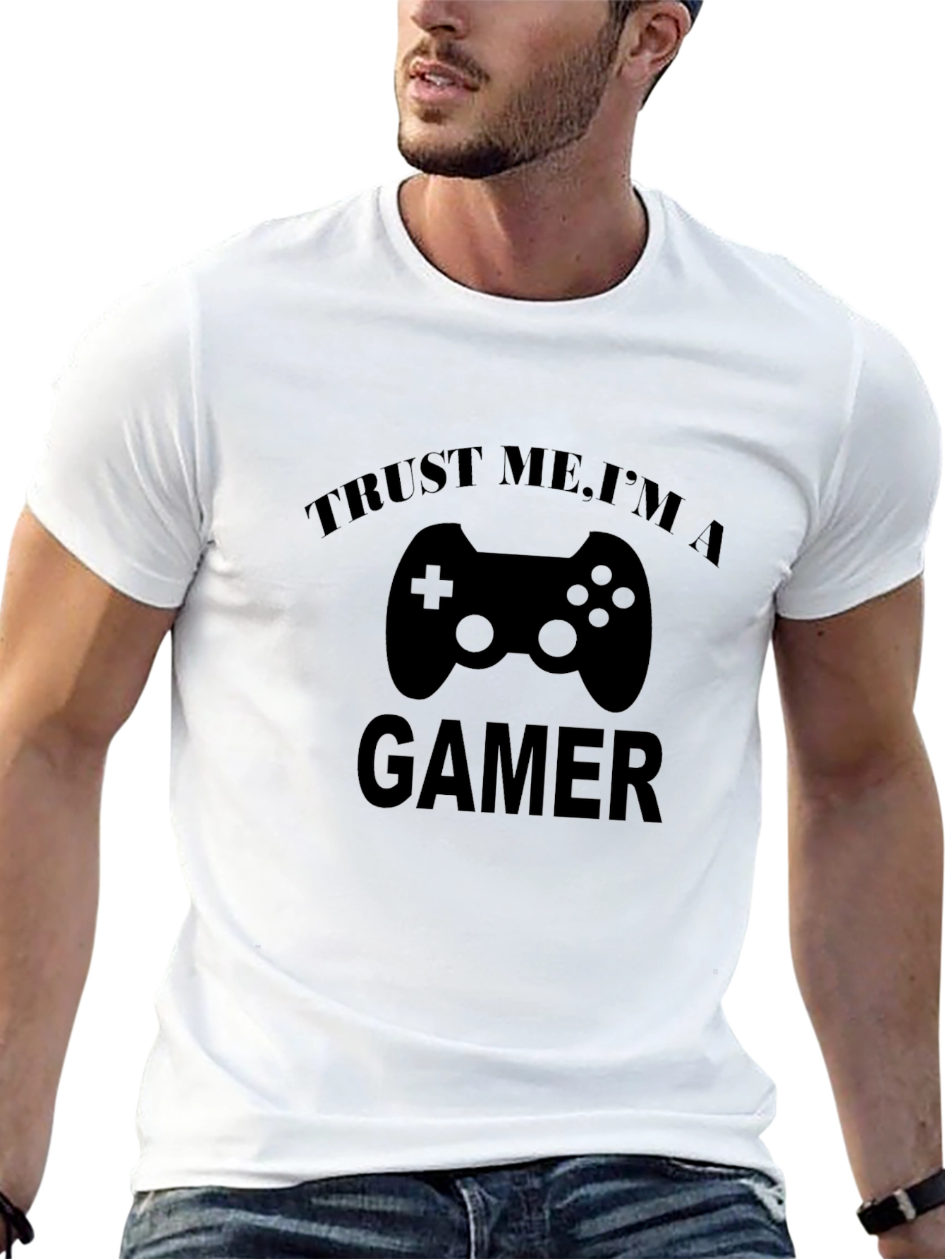 Trust Me Im a Gamer Black T-Shirt