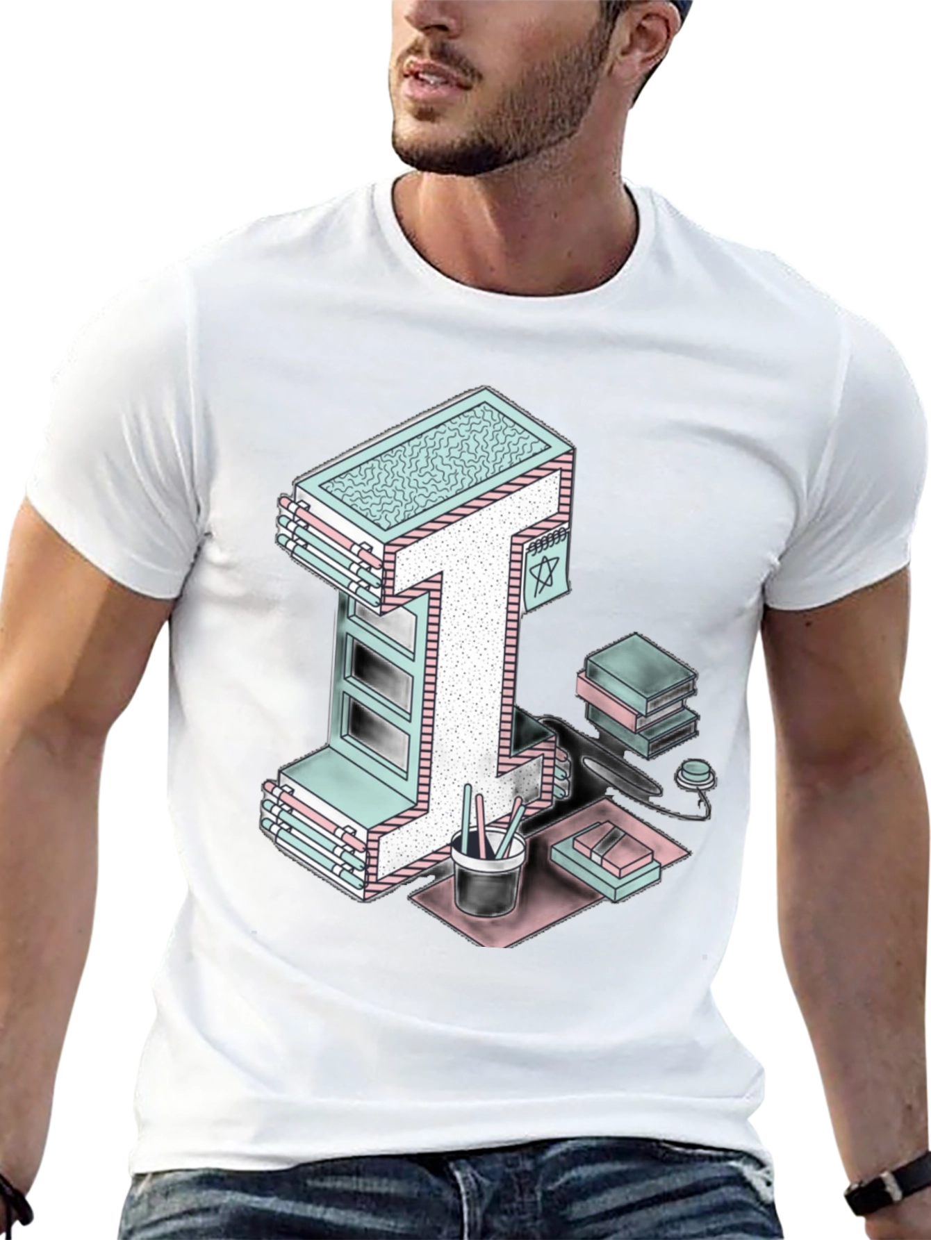 Isometric Office T-Shirt - Unique Architect Design