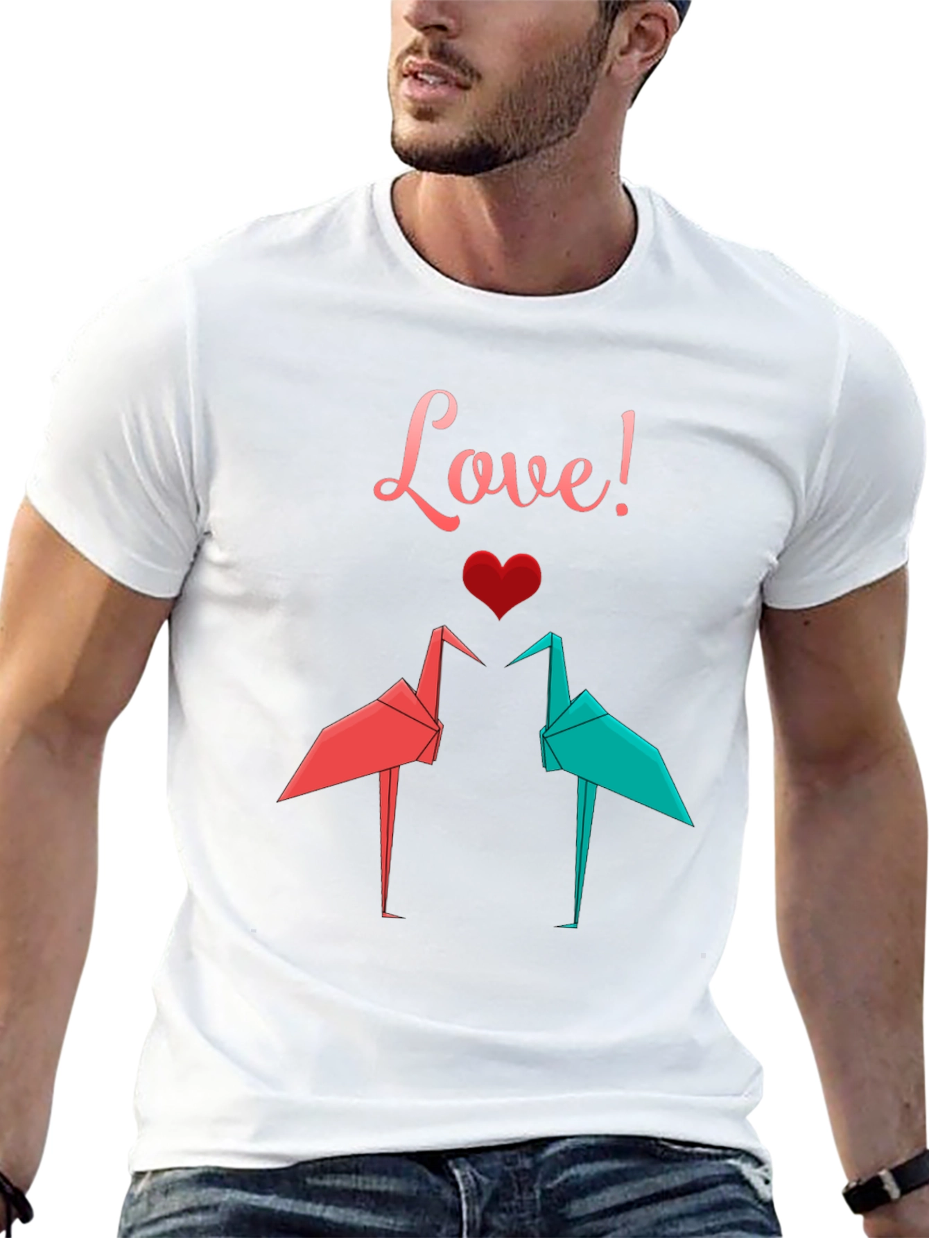 Love Origami Crane T-Shirt