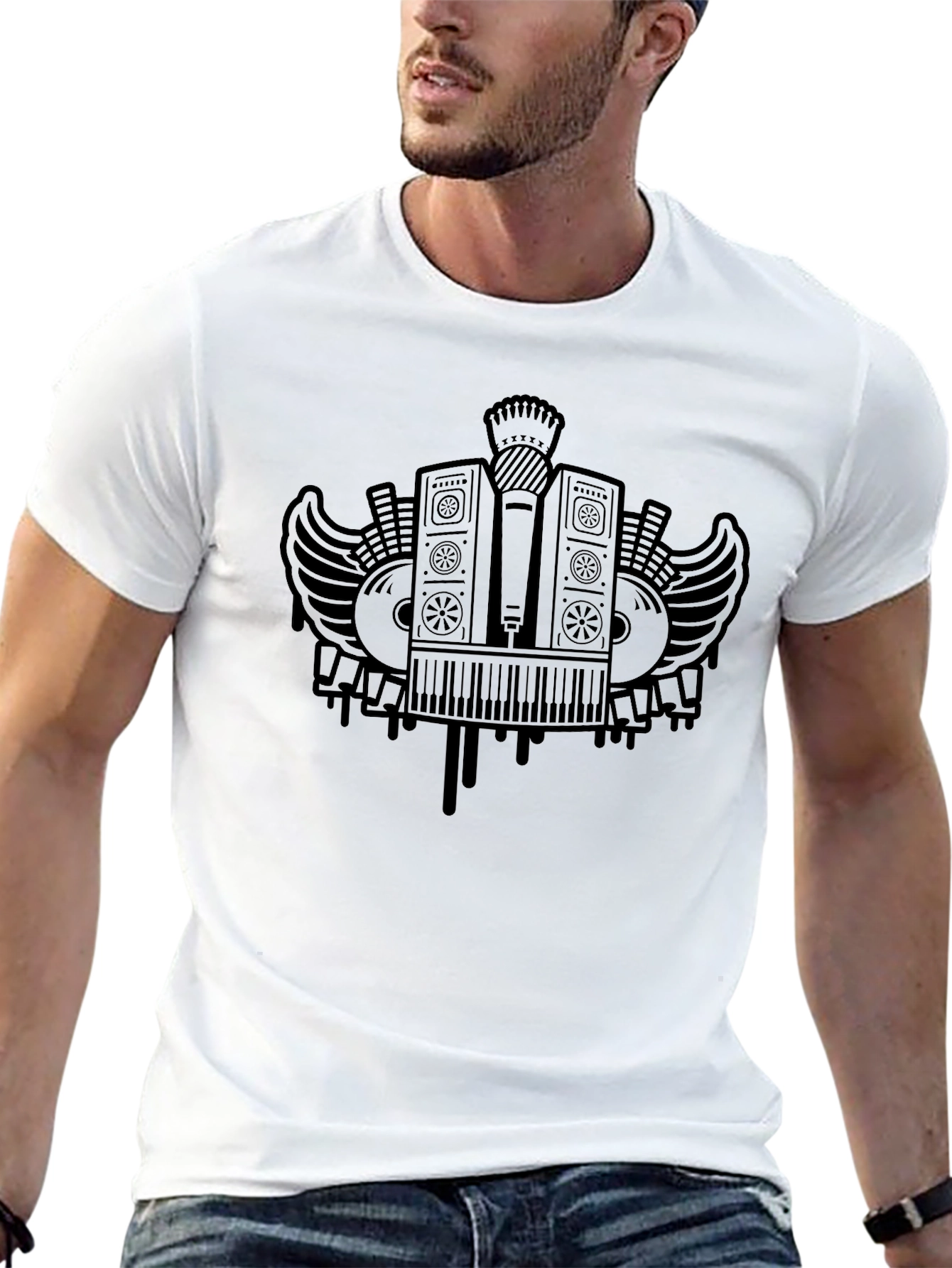 Black Music Lover Graphic Tee