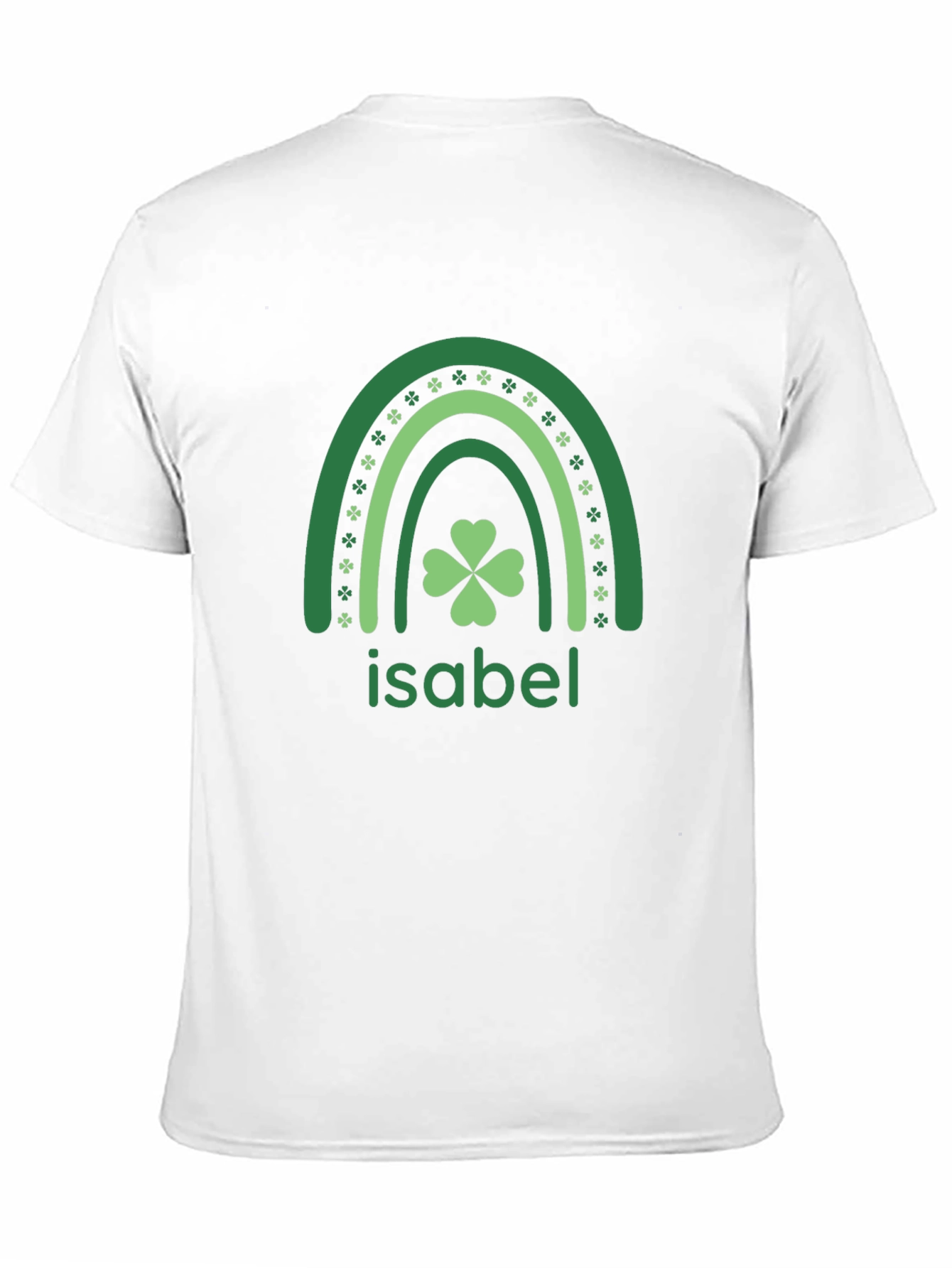 St. Patricks Day Rainbow Shamrock Isabel T-Shirt