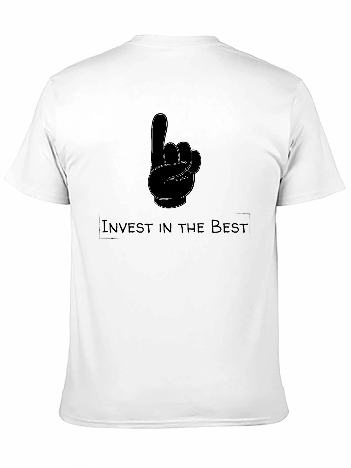 Invest in the Best Graphic T-Shirt - Black
