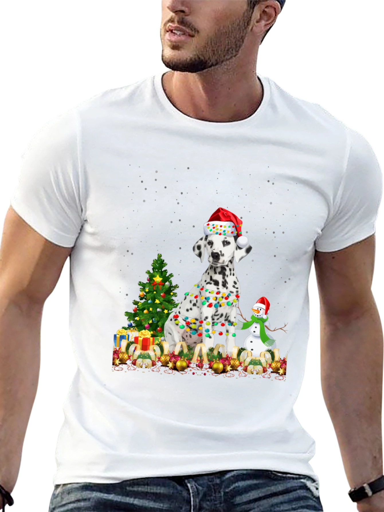 Dalmatian Christmas T-Shirt