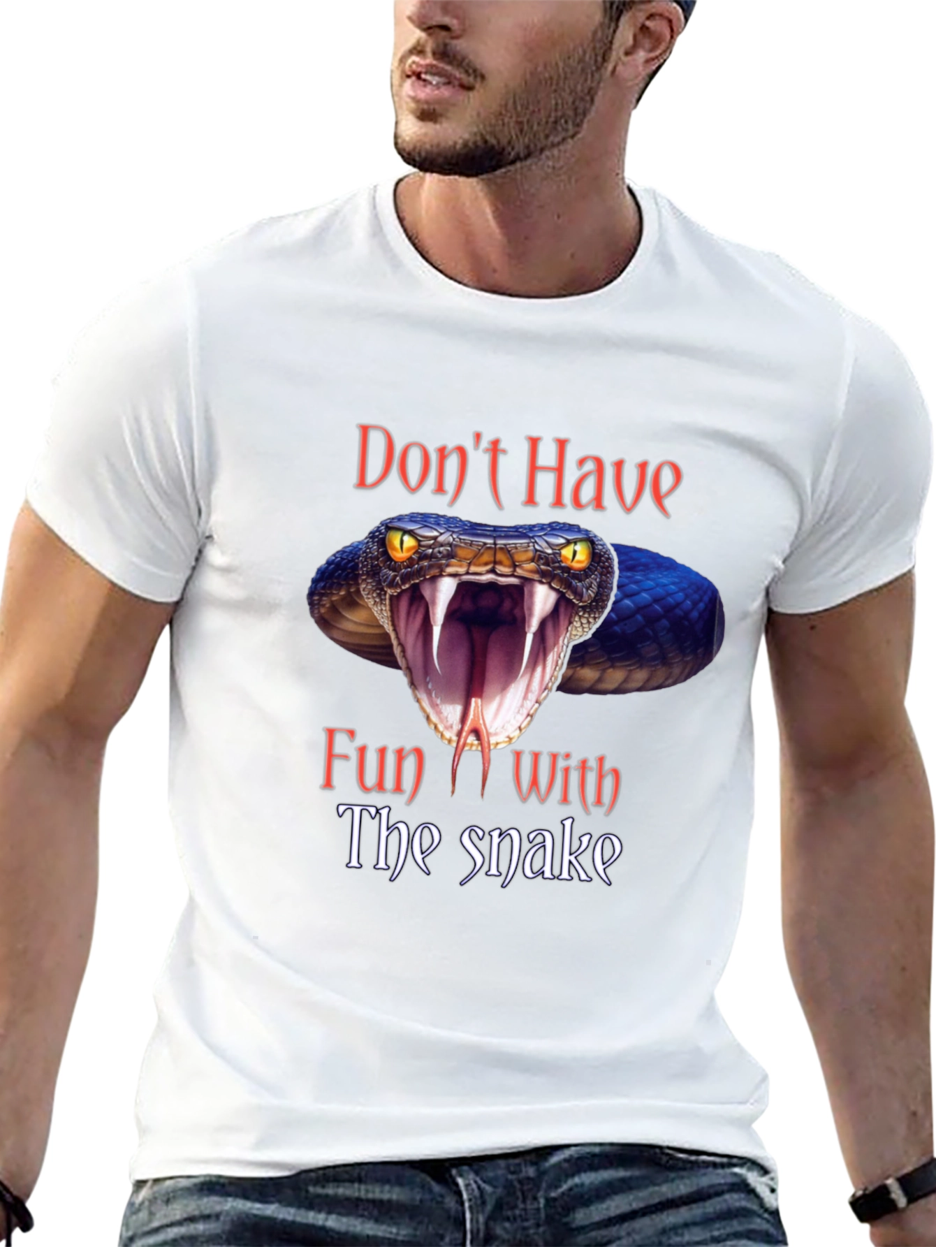 Dont Have Fun With The Snake Graphic Tee