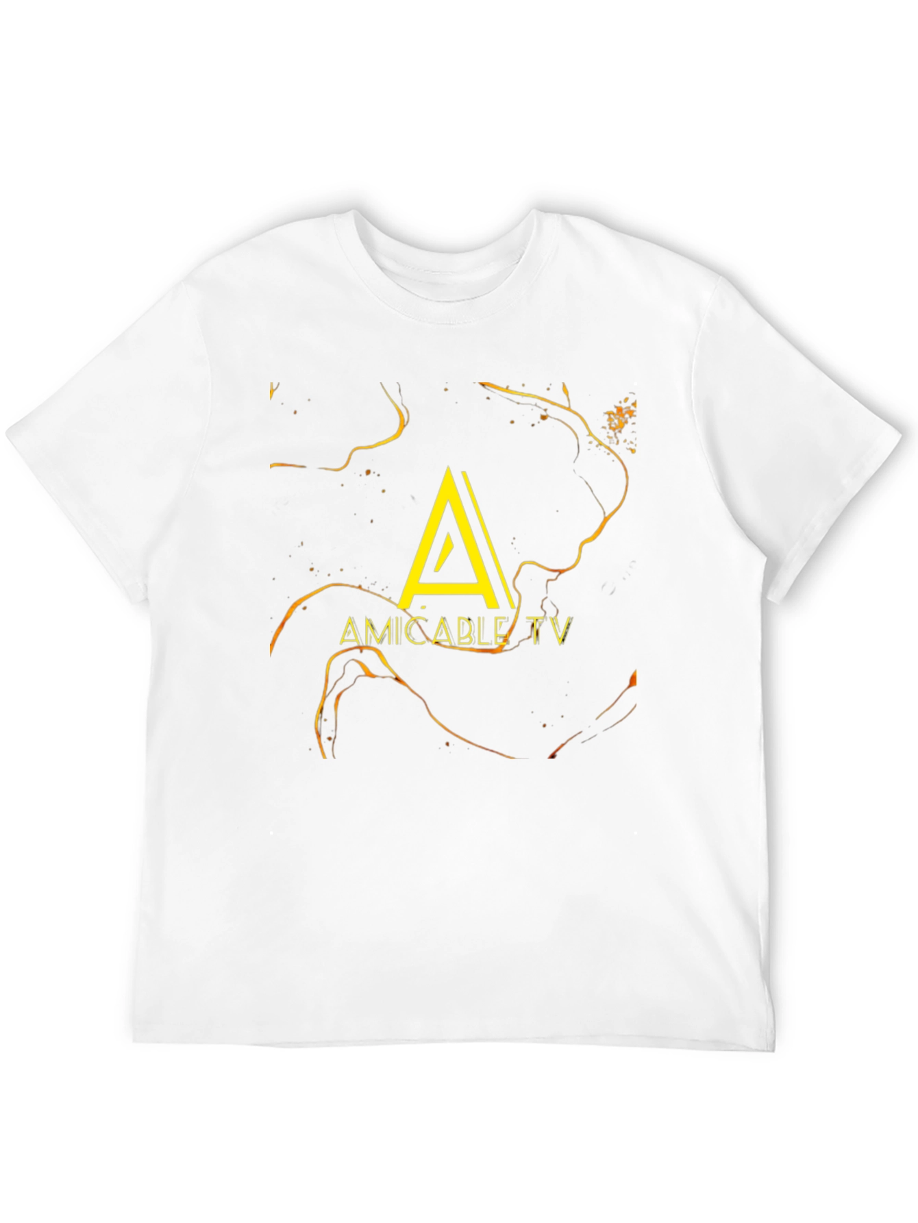 Amicable TV Black Graphic Tee