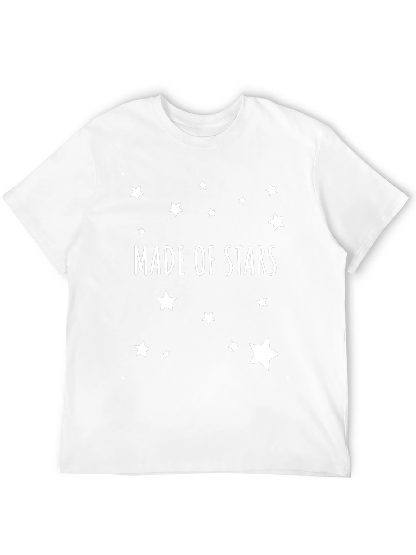 Made of Stars Graphic T-Shirt - Black Cotton Tee