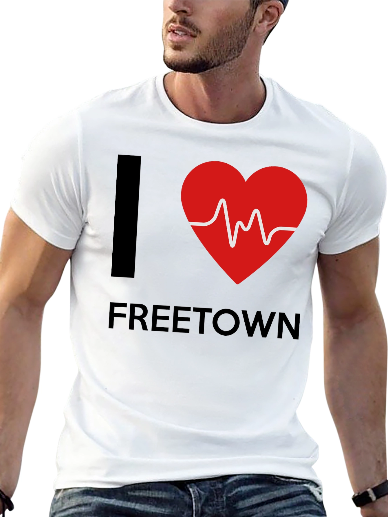 I Love Freetown Heartbeat T-Shirt