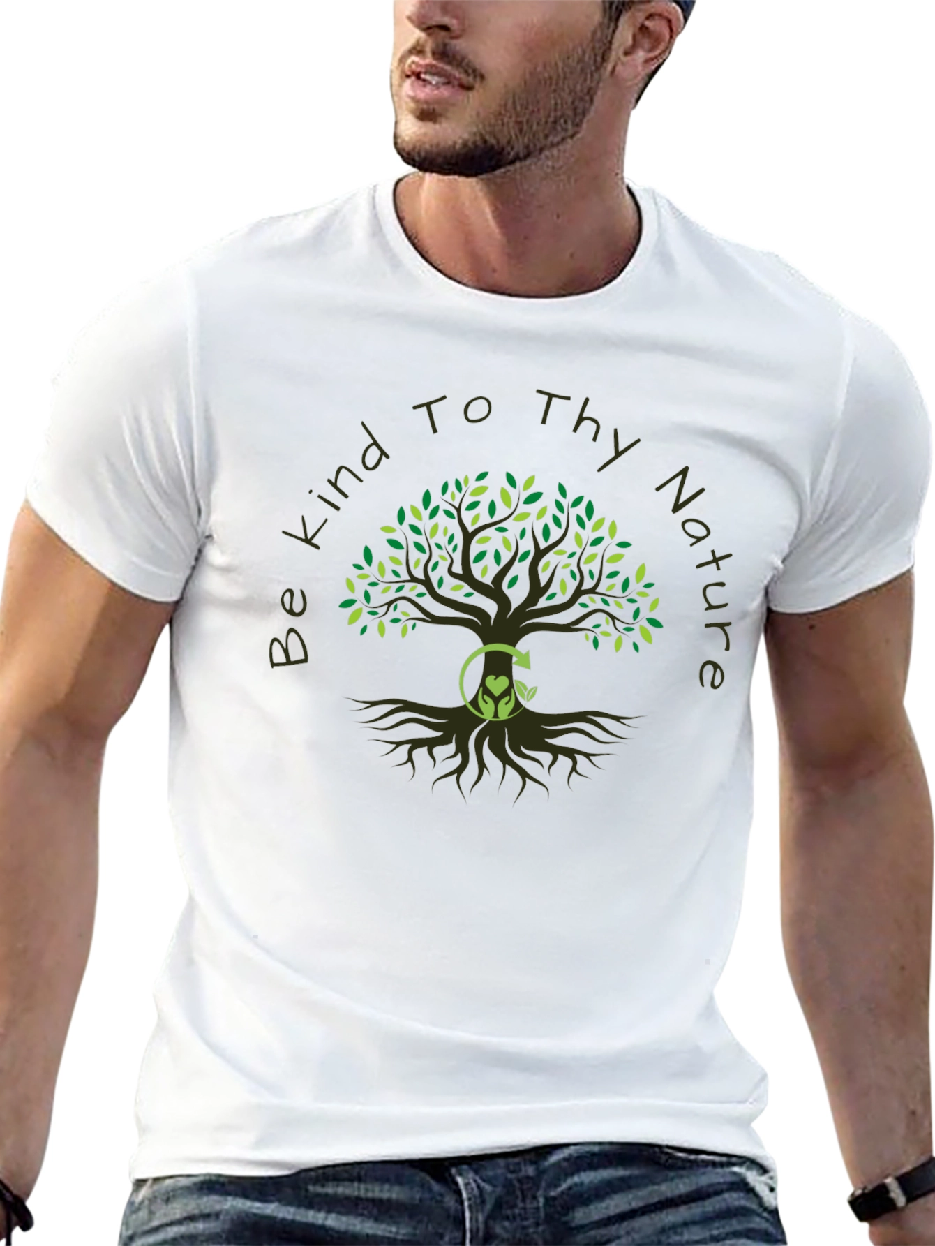 Eco-Friendly Be Kind To Thy Nature Graphic Tee