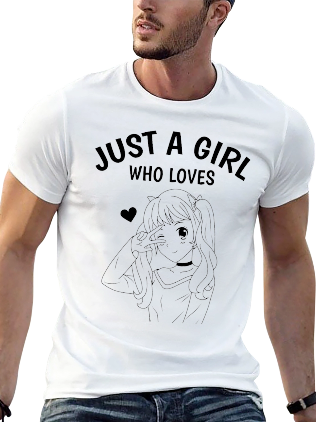 Anime Girl Lover T-Shirt - Cute Manga Style Tee