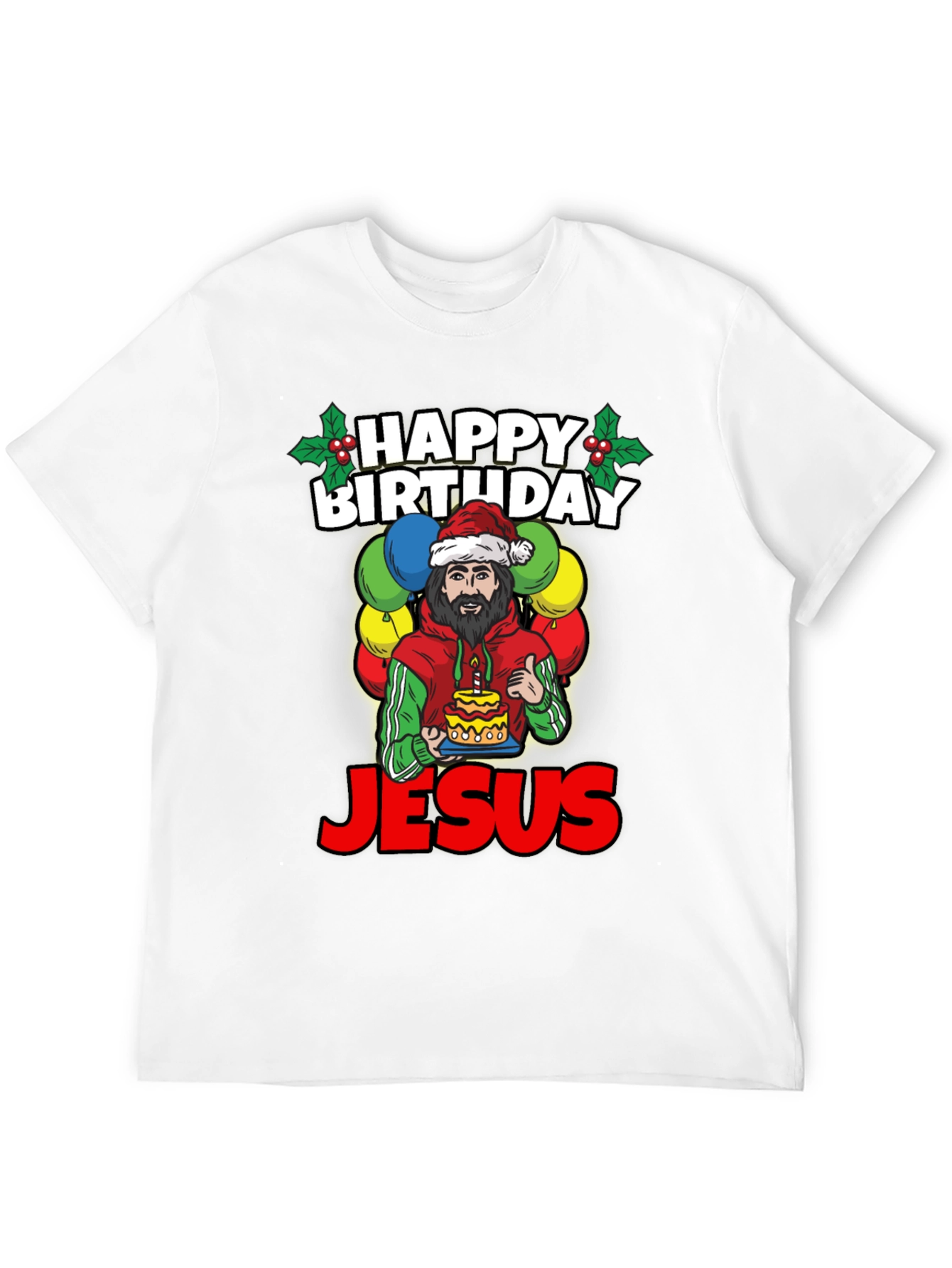Happy Birthday Jesus Graphic Tee