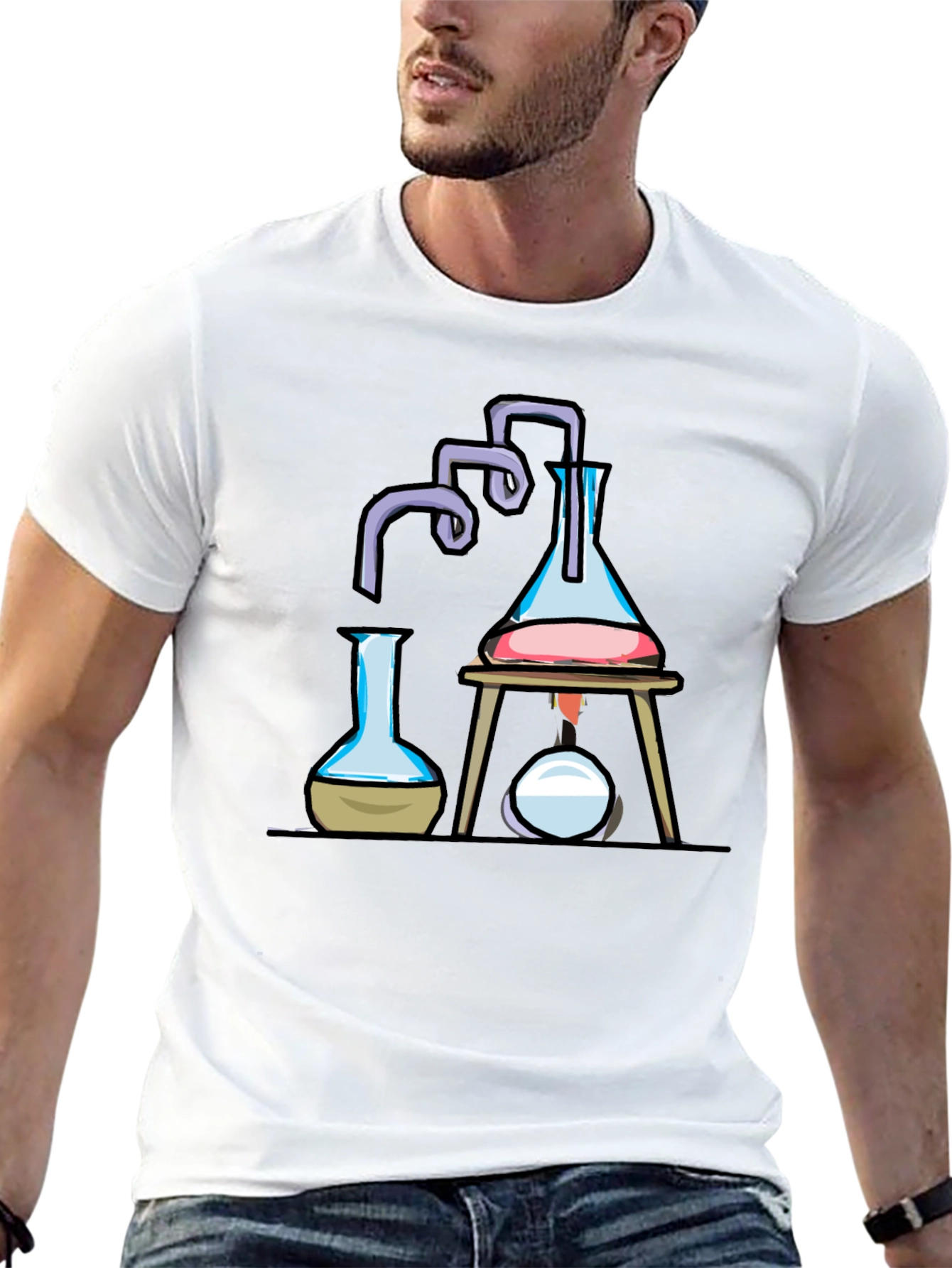 Science Beaker T-Shirt | Chemistry Lab Design
