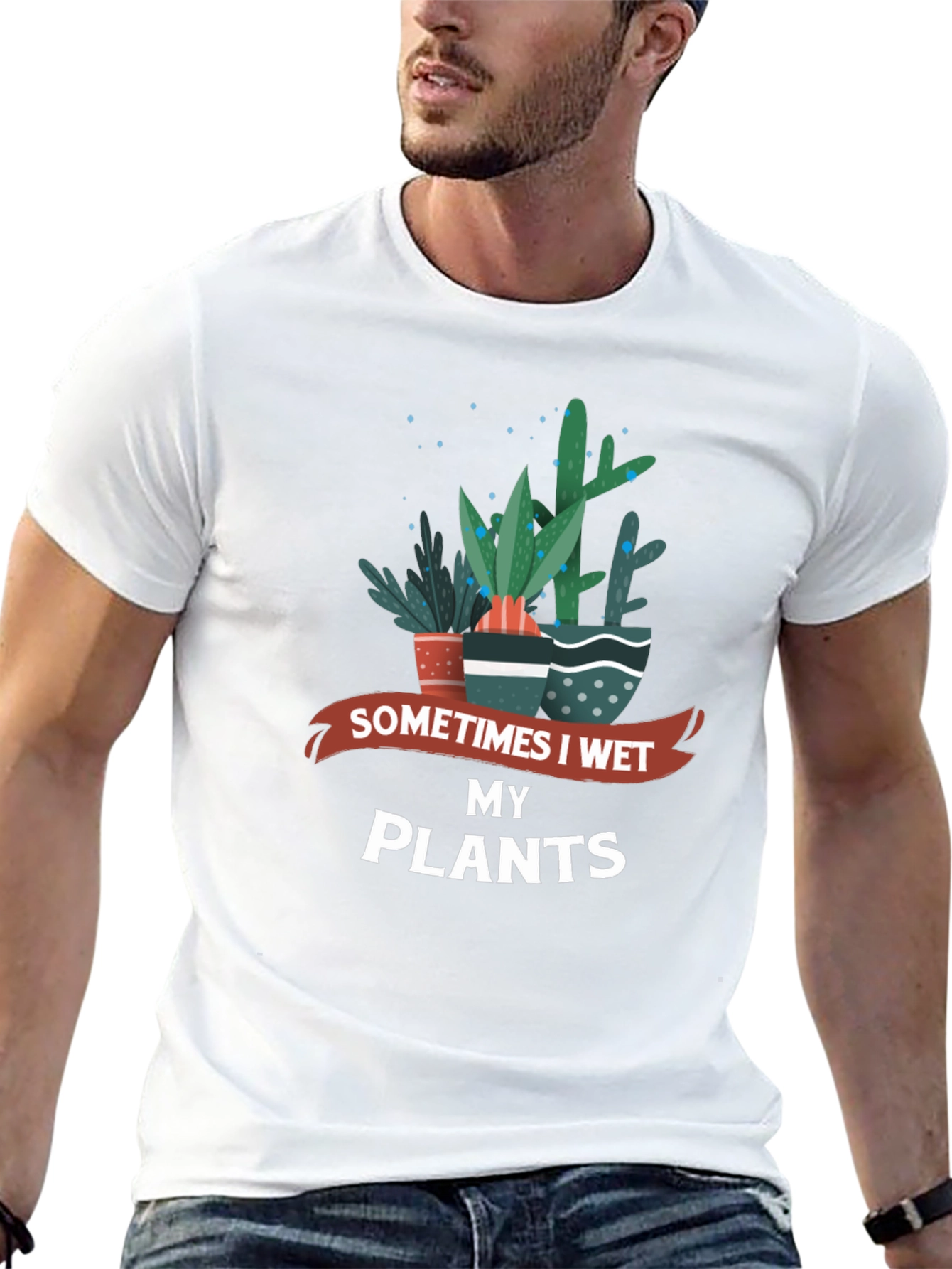 Sometimes I Wet My Plants Graphic Tee