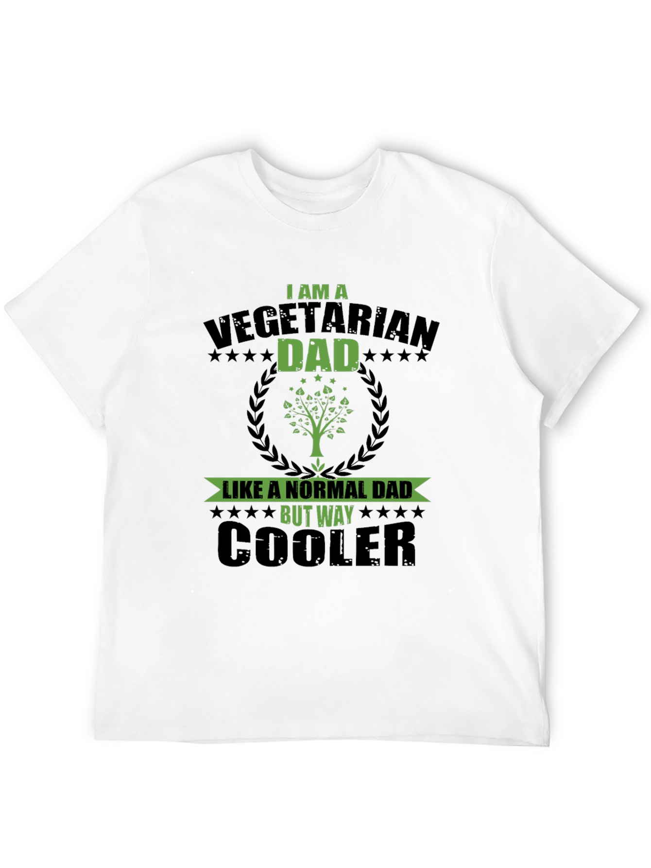 Vegetarian Dad T-Shirt - Cool Dad Gift