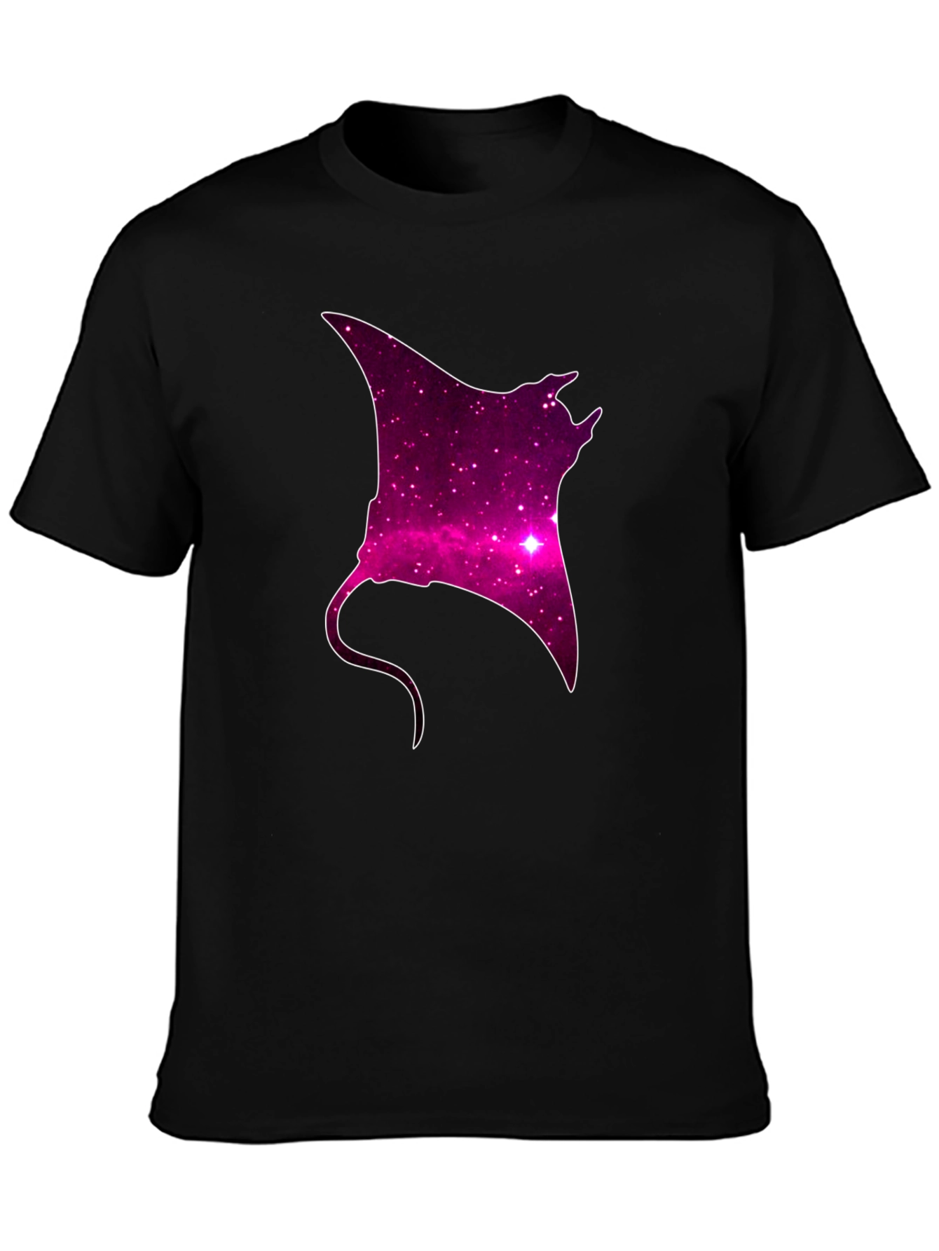 Cosmic Manta Ray Graphic T-Shirt