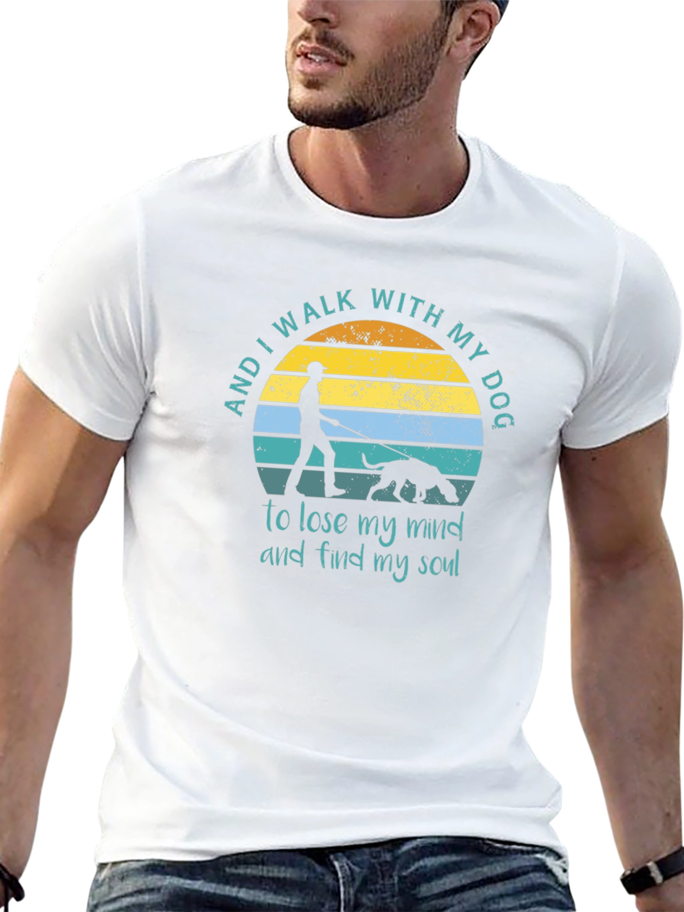 Dog Walk T-Shirt: Lose Your Mind Find Your Soul
