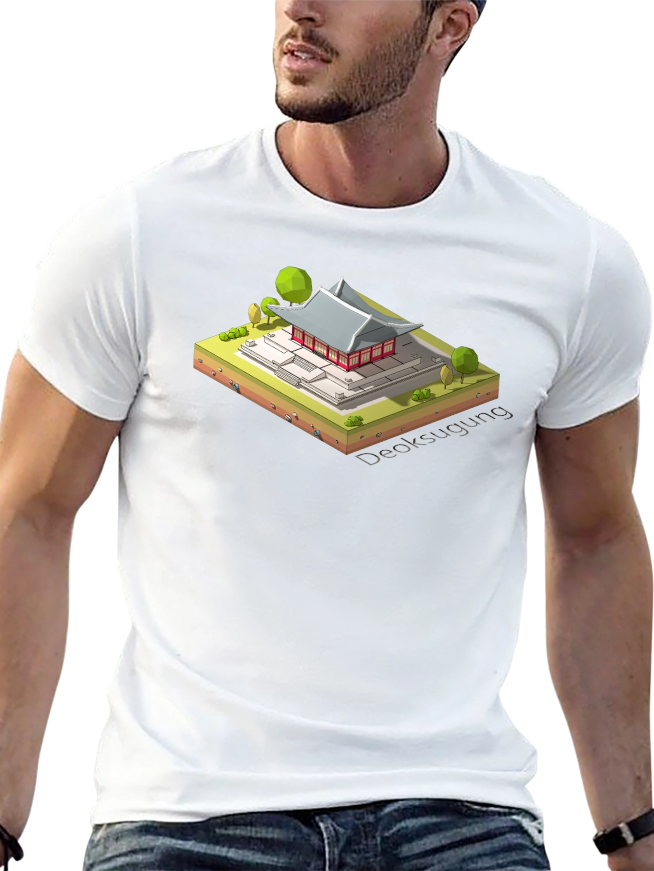 Deoksugung Palace Isometric T-Shirt