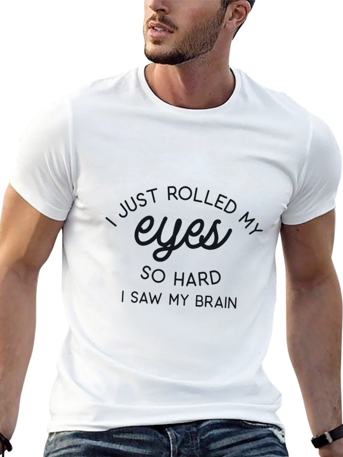Eyes Roll Backwards T-Shirt - Dark Humor Tee