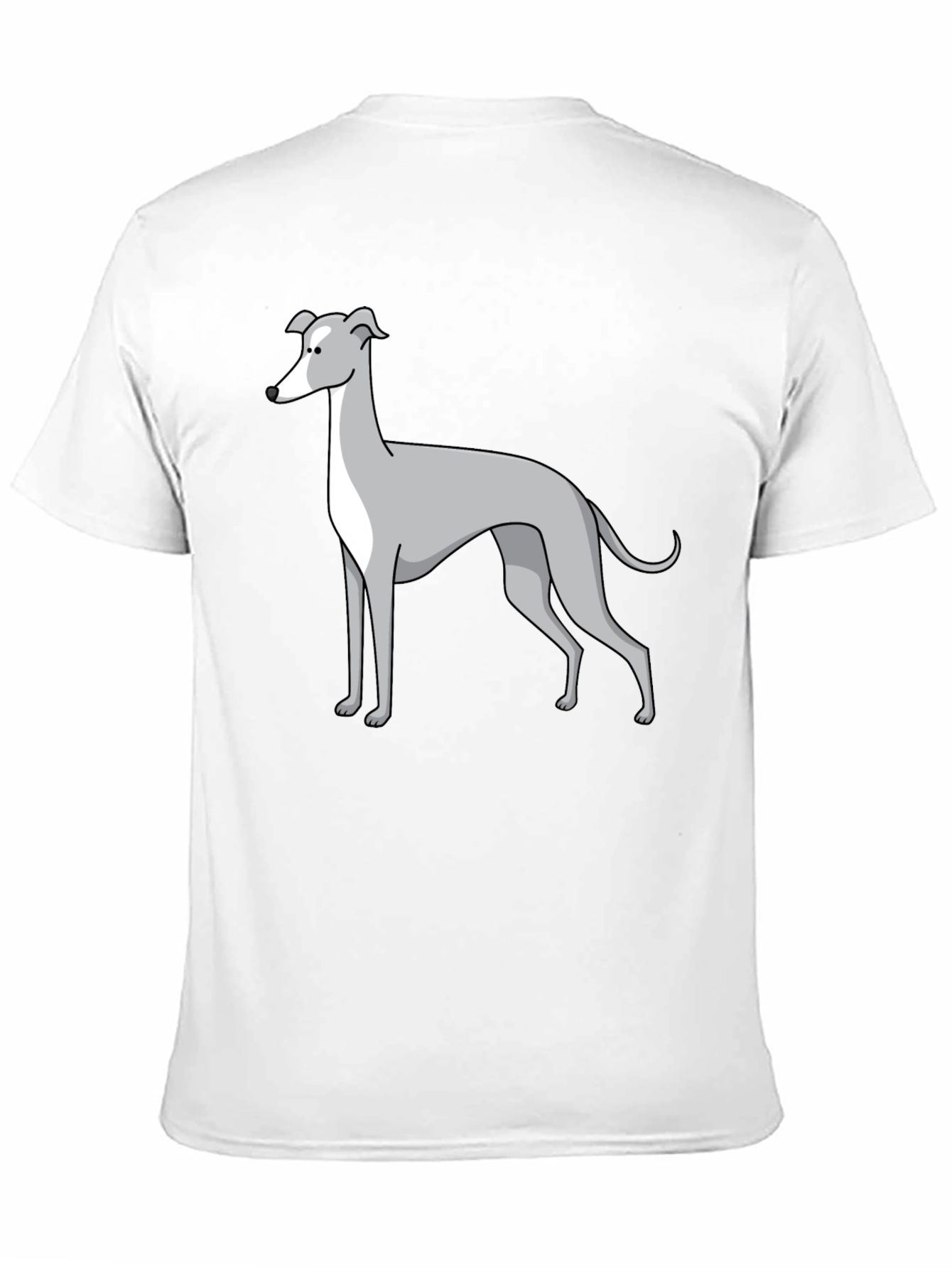 Greyhound Graphic Tee - Black Cotton T-Shirt