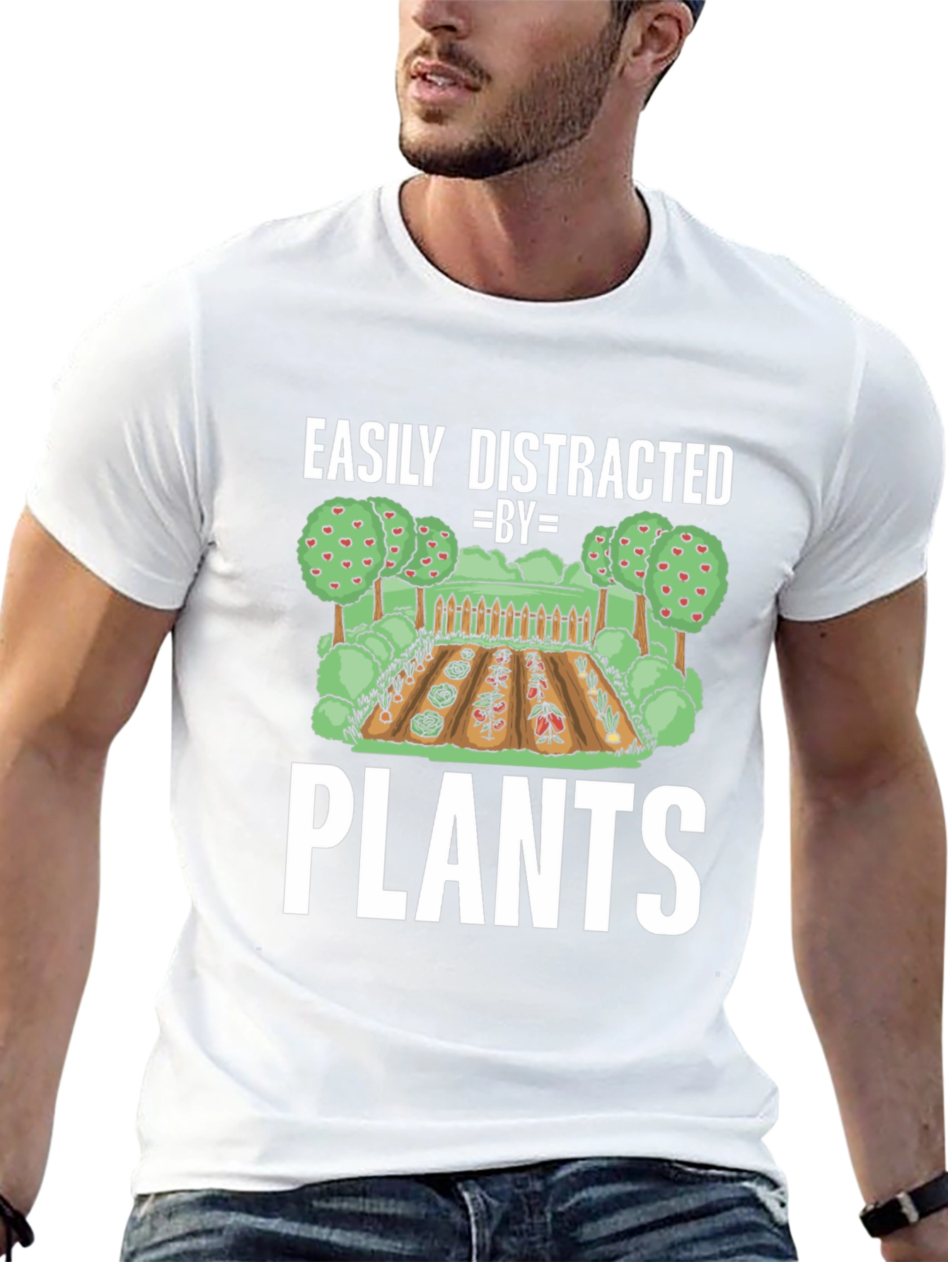 Easily Distracted By Plants Graphic Tee