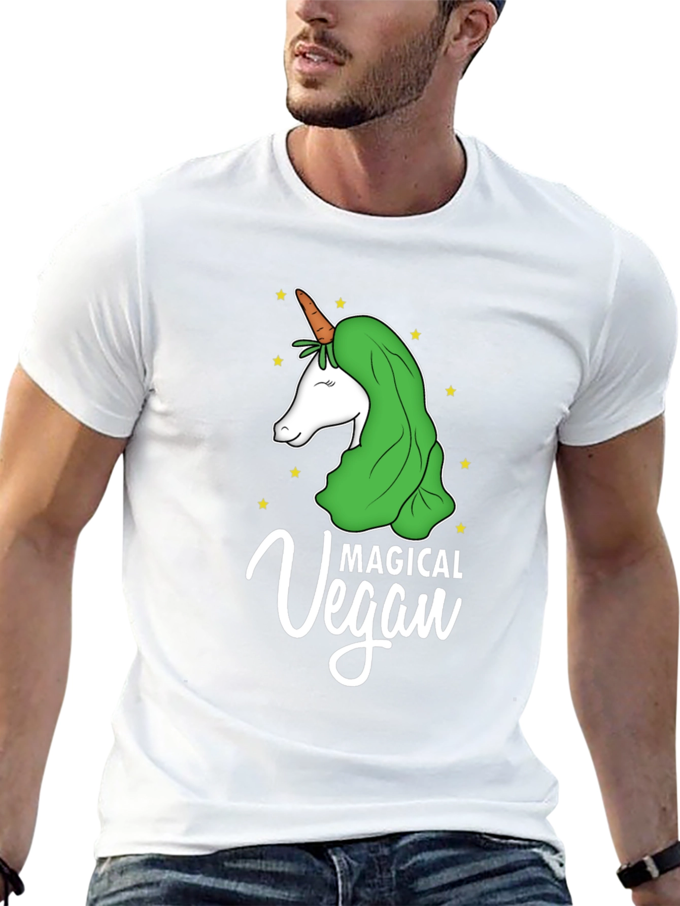 Magical Vegan Unicorn Graphic Tee
