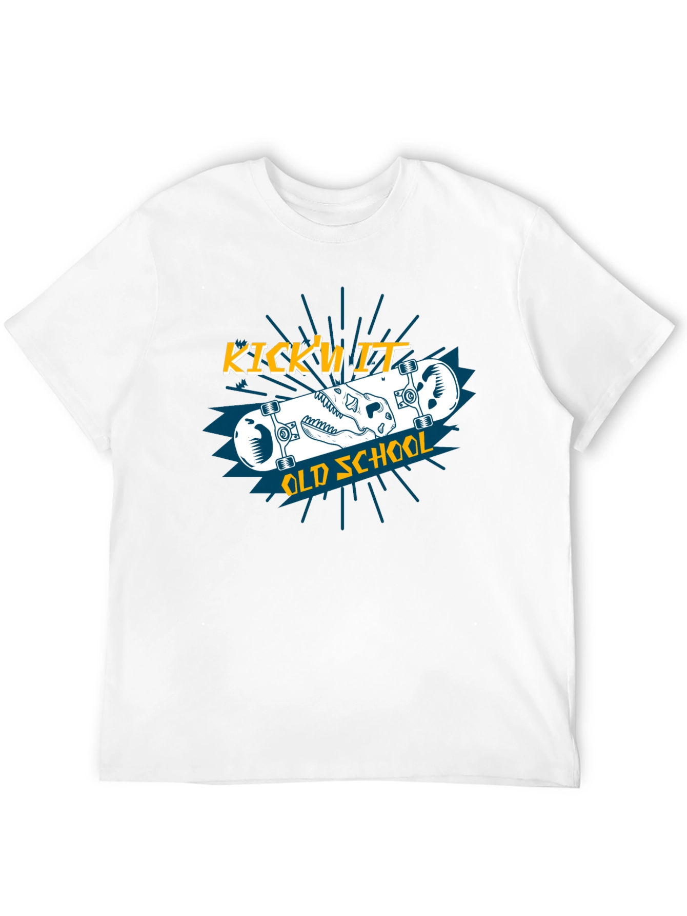 Kickn It Old School Graphic Tee