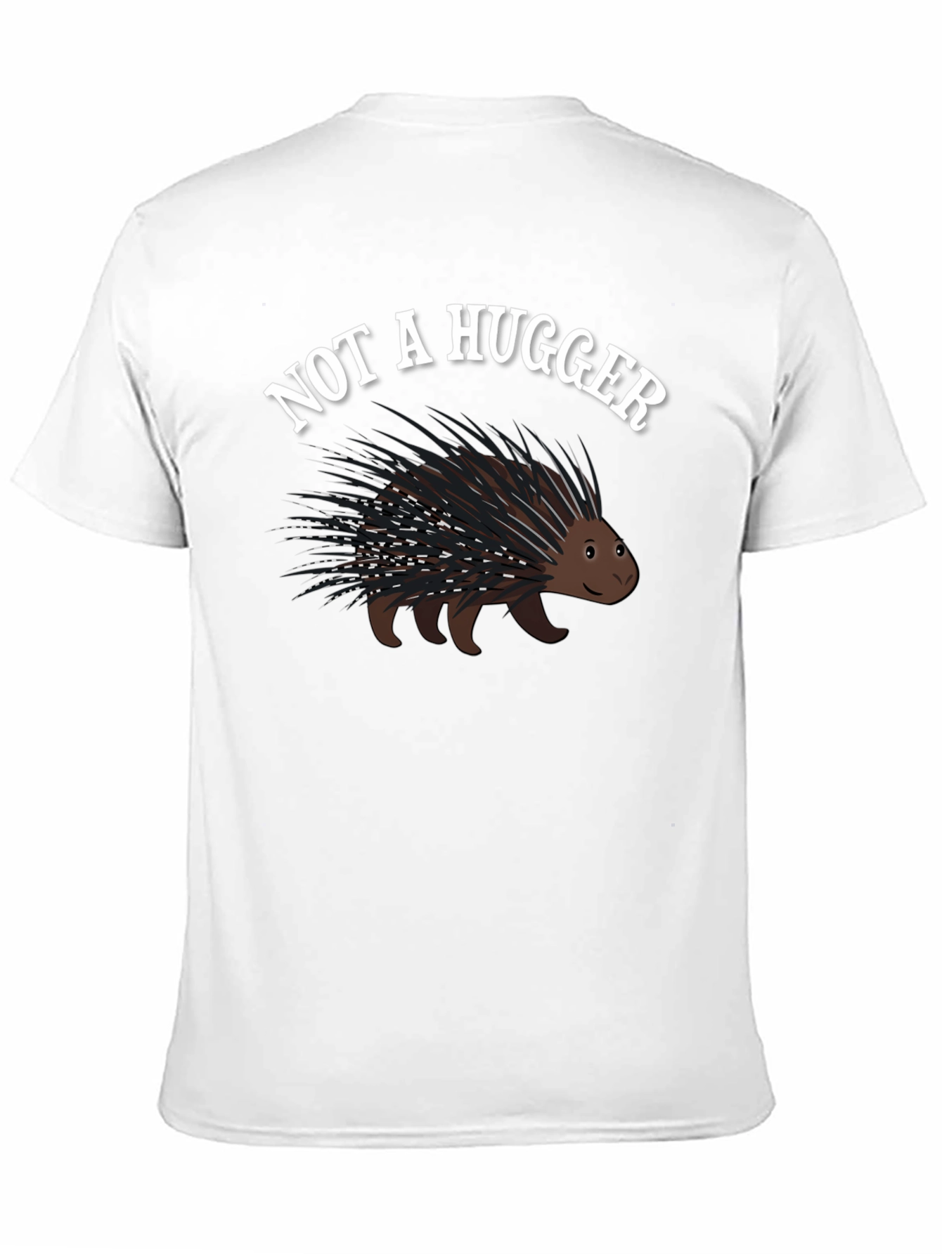 Not A Hugger Porcupine Graphic Tee