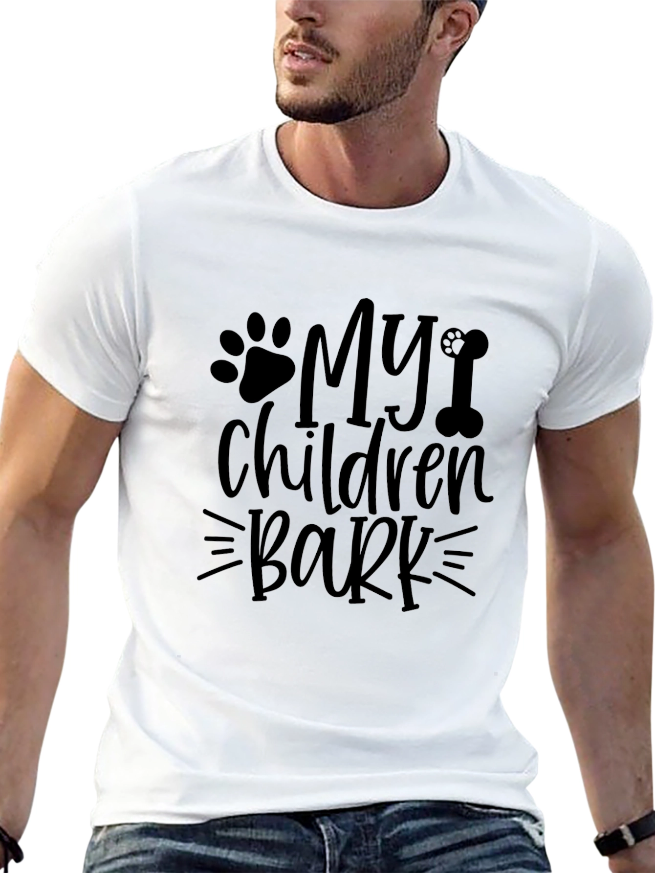 My Children Bark T-Shirt Pet Dog Lover