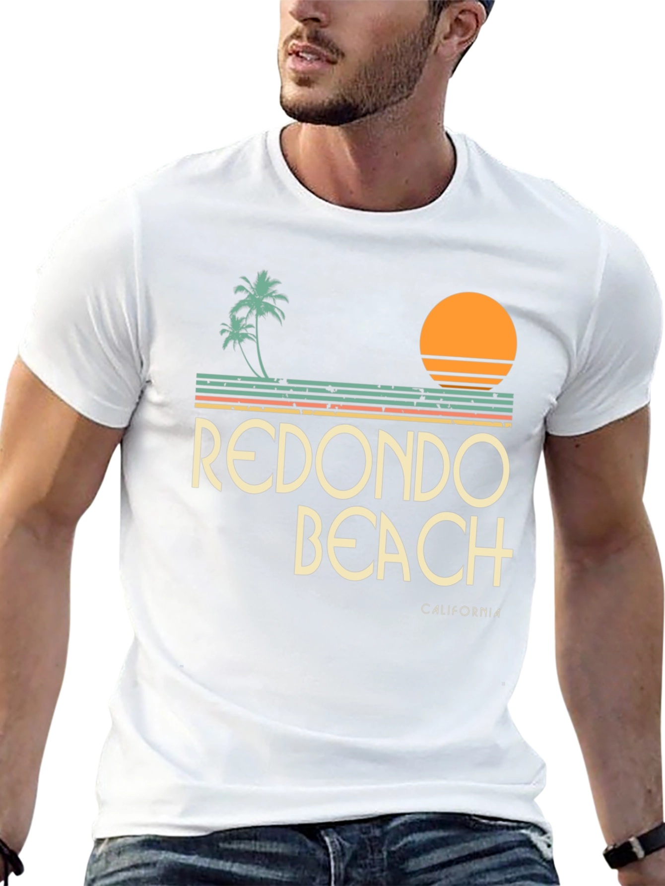 Redondo Beach California Retro T-Shirt