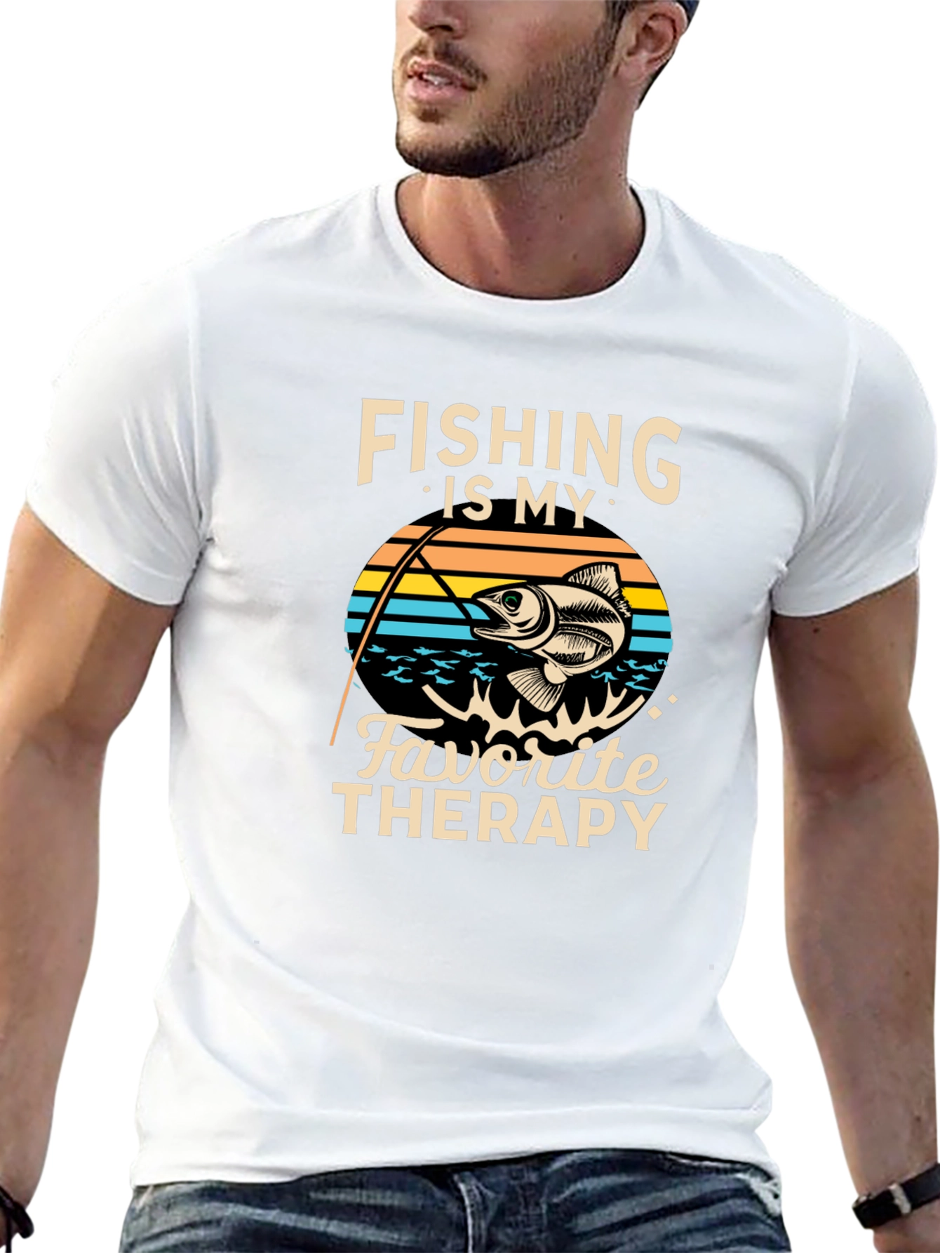 Fishing is My Favorite Therapy T-Shirt