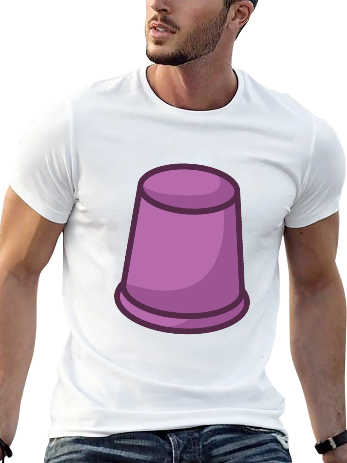 Purple Cup Graphic Tee - Stylish & Unique!