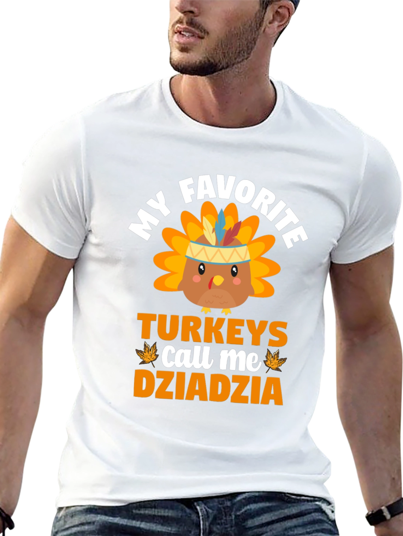 Thanksgiving Dziadzia Turkey T-Shirt